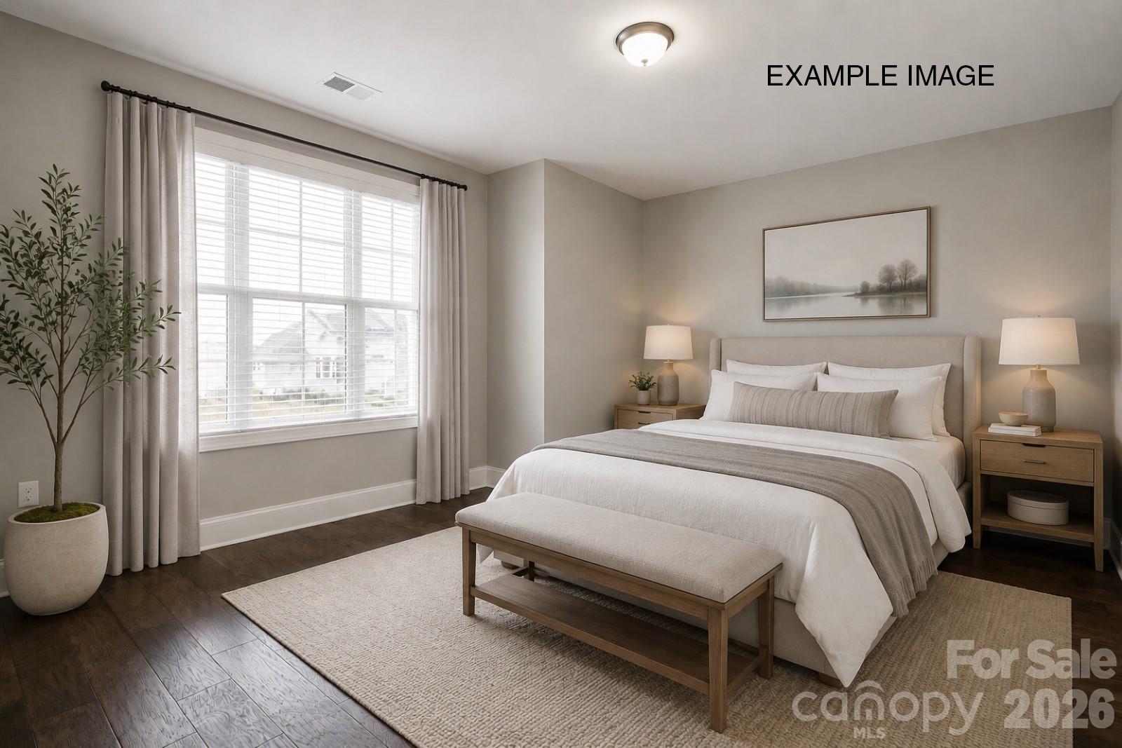 Example Photo - Bedroom 3 *Virtually Staged* - 10919 Tyler Brook Lane, Mint Hill