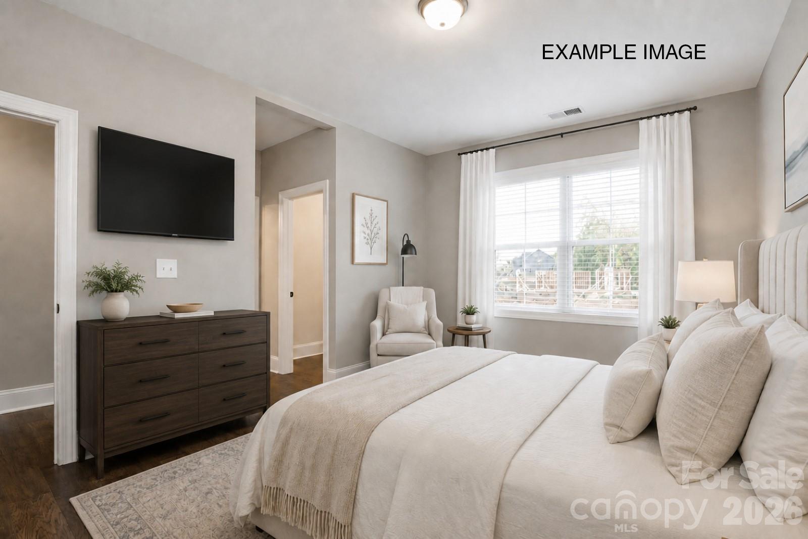 Example Photo - Bedroom 4 *Virtually Staged* - 10919 Tyler Brook Lane, Mint Hill