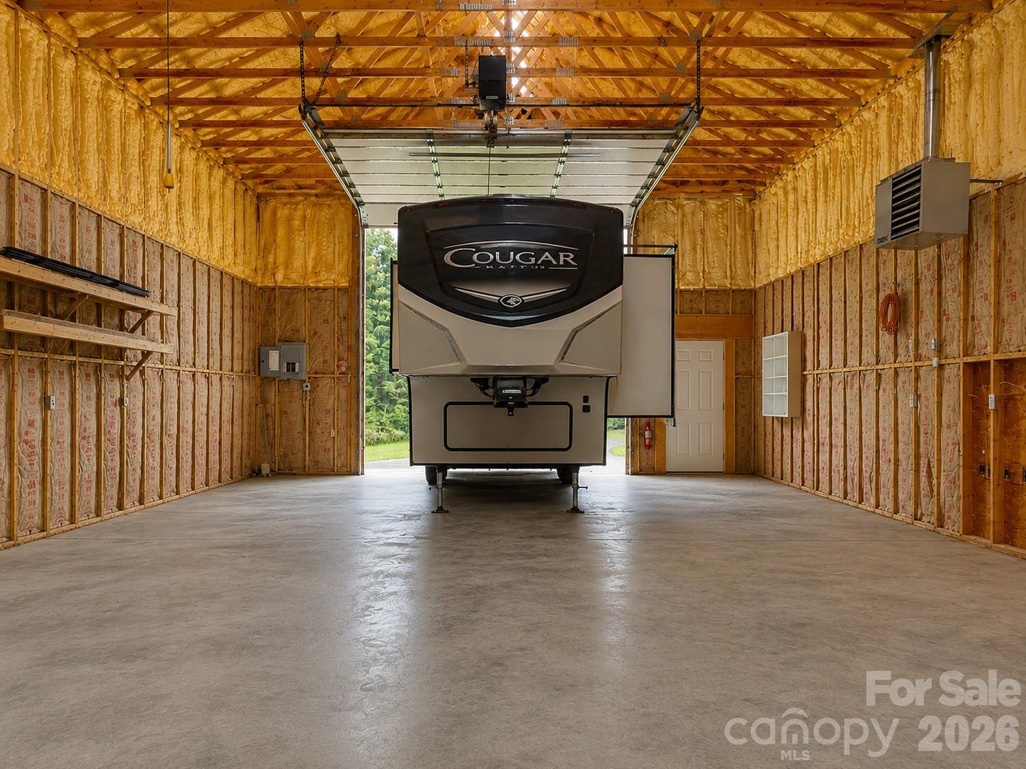 Virtually Staged RV Garage/ workshop - 476 Jackson Loop Road, Flat Rock