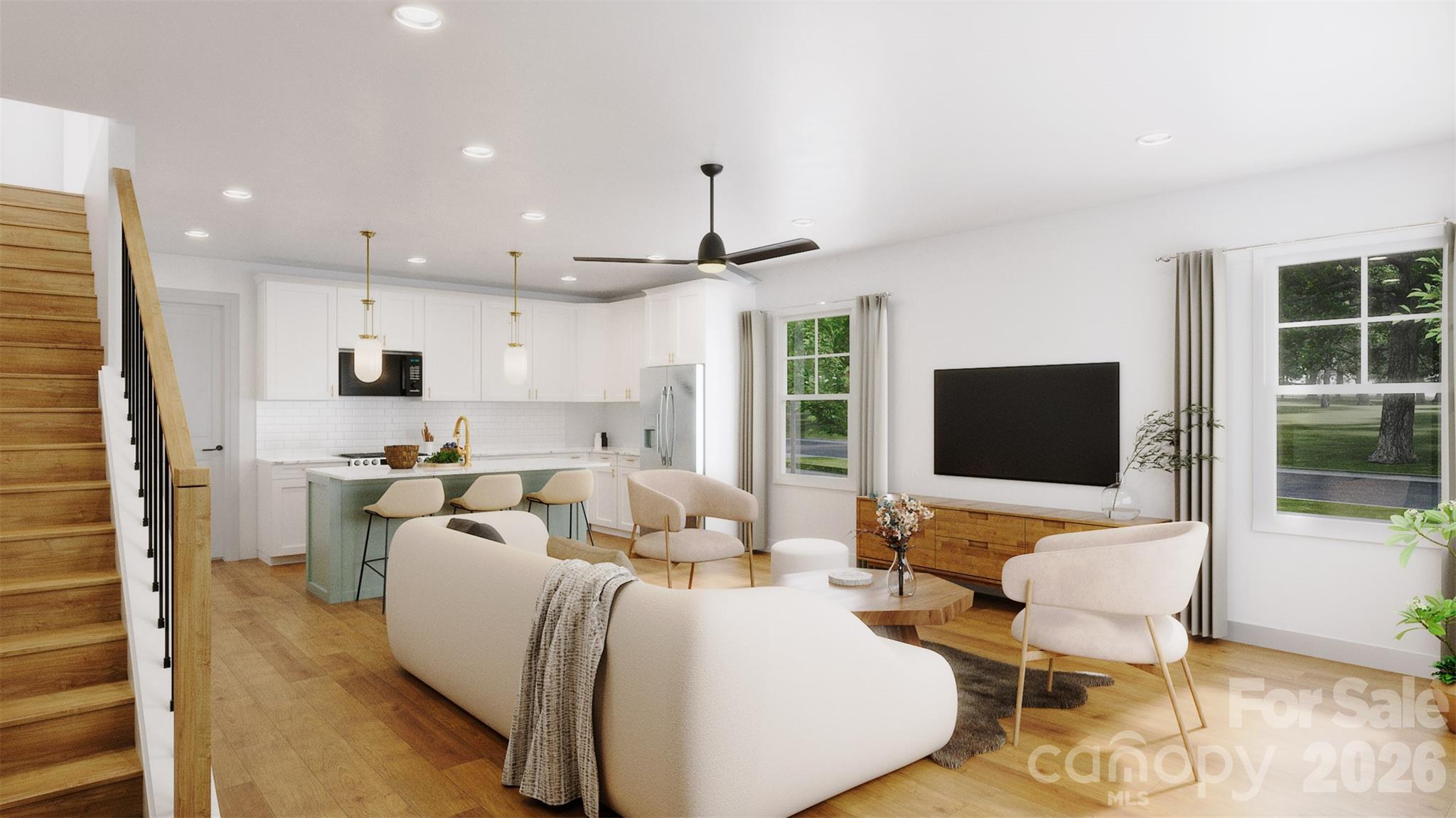 Rendering Of Sage/Juniper First Floor - 508 Mystic Park Alley, Huntersville