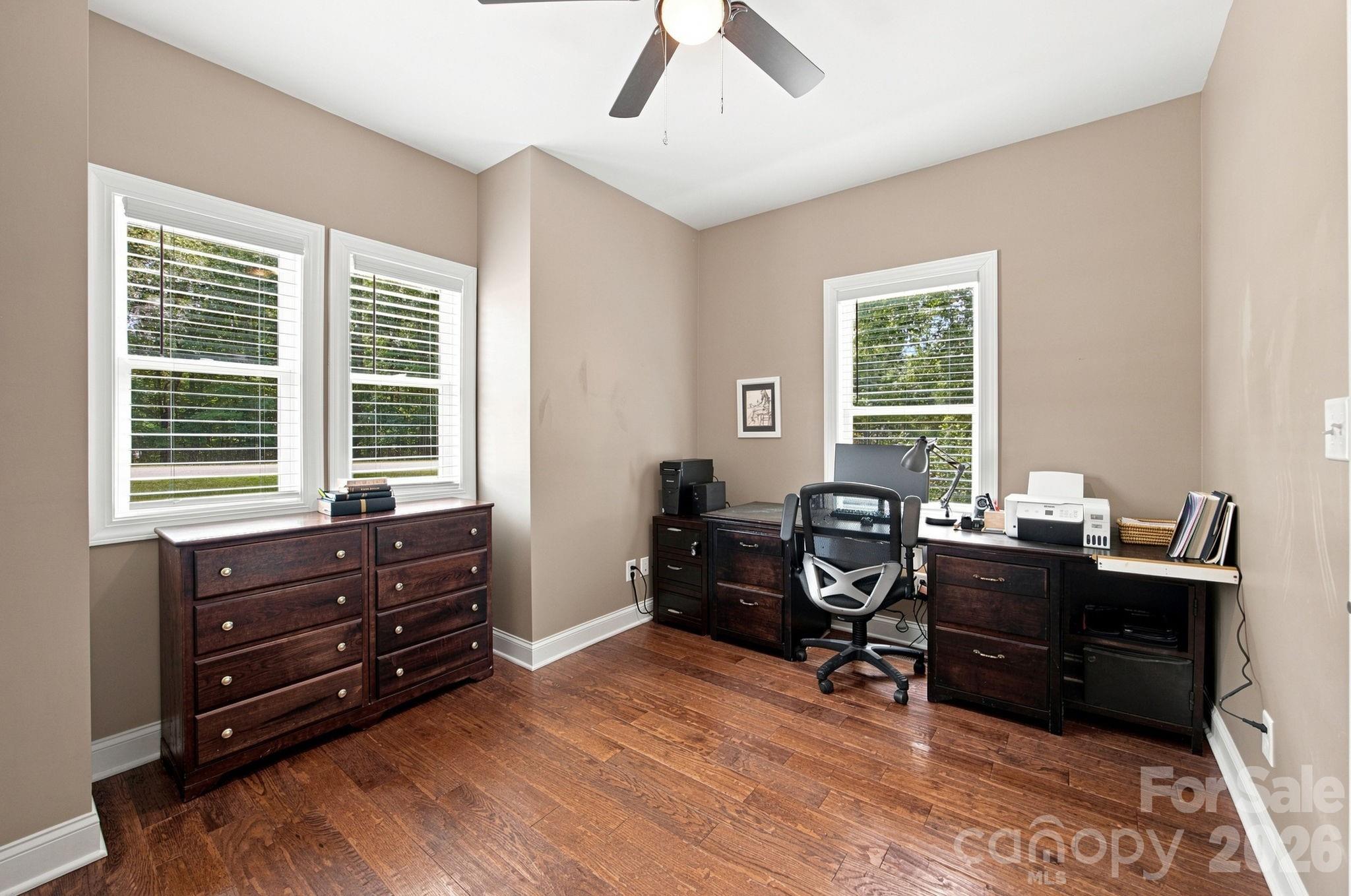 Flex space off of primary closet is perfect for a quiet office or even a nursery. - 116 Harbor Ridge Drive, Statesville