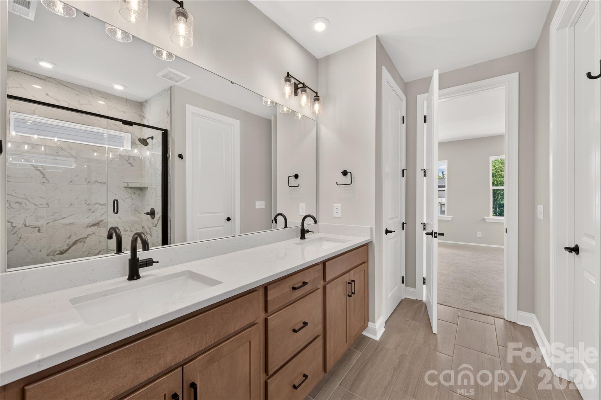 Full bath with stylish finishes - 403 Old Town Village Road, Waxhaw