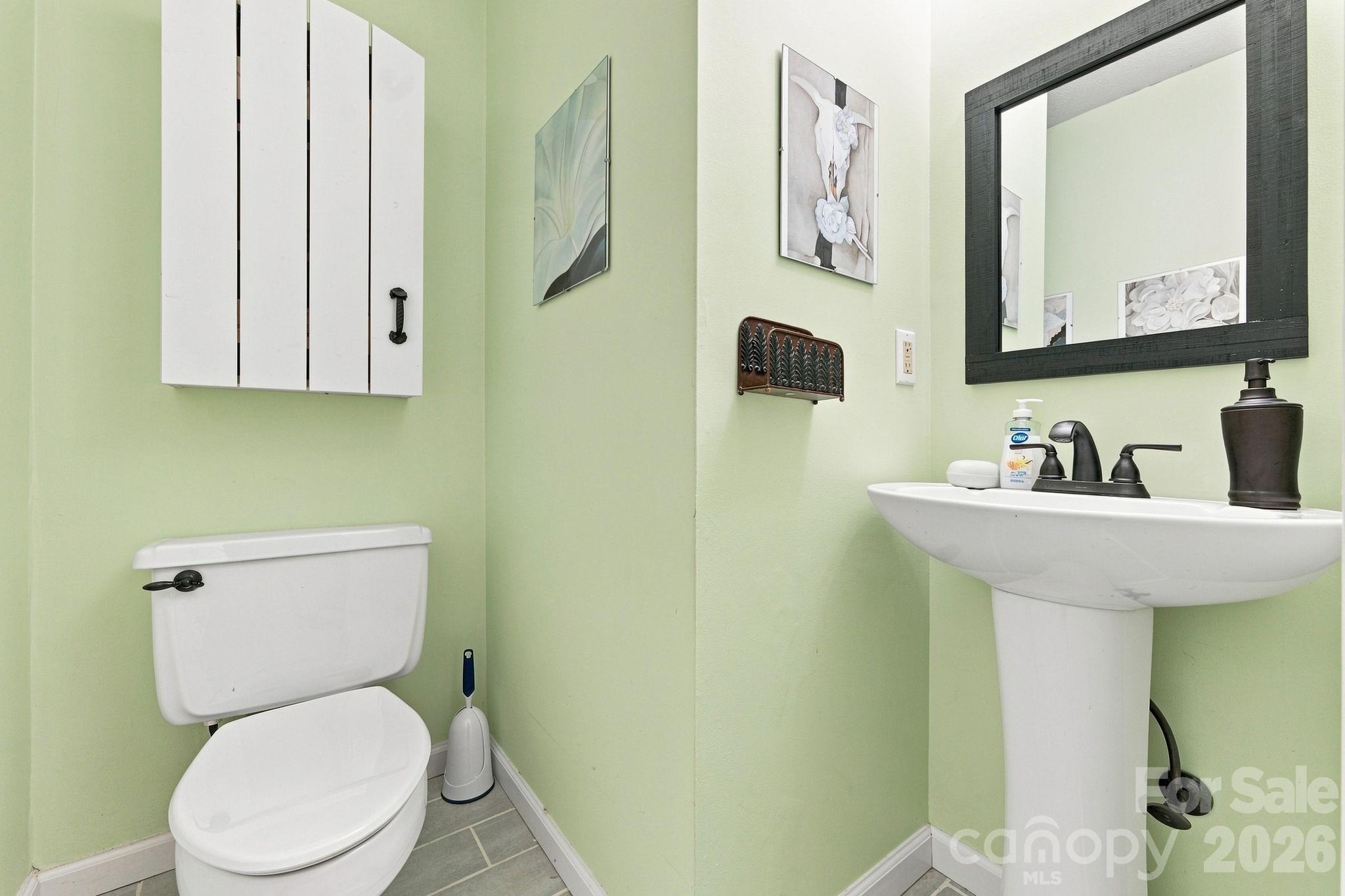 Half Bath at Entrance - 98 Laurelwood Circle W, Hendersonville