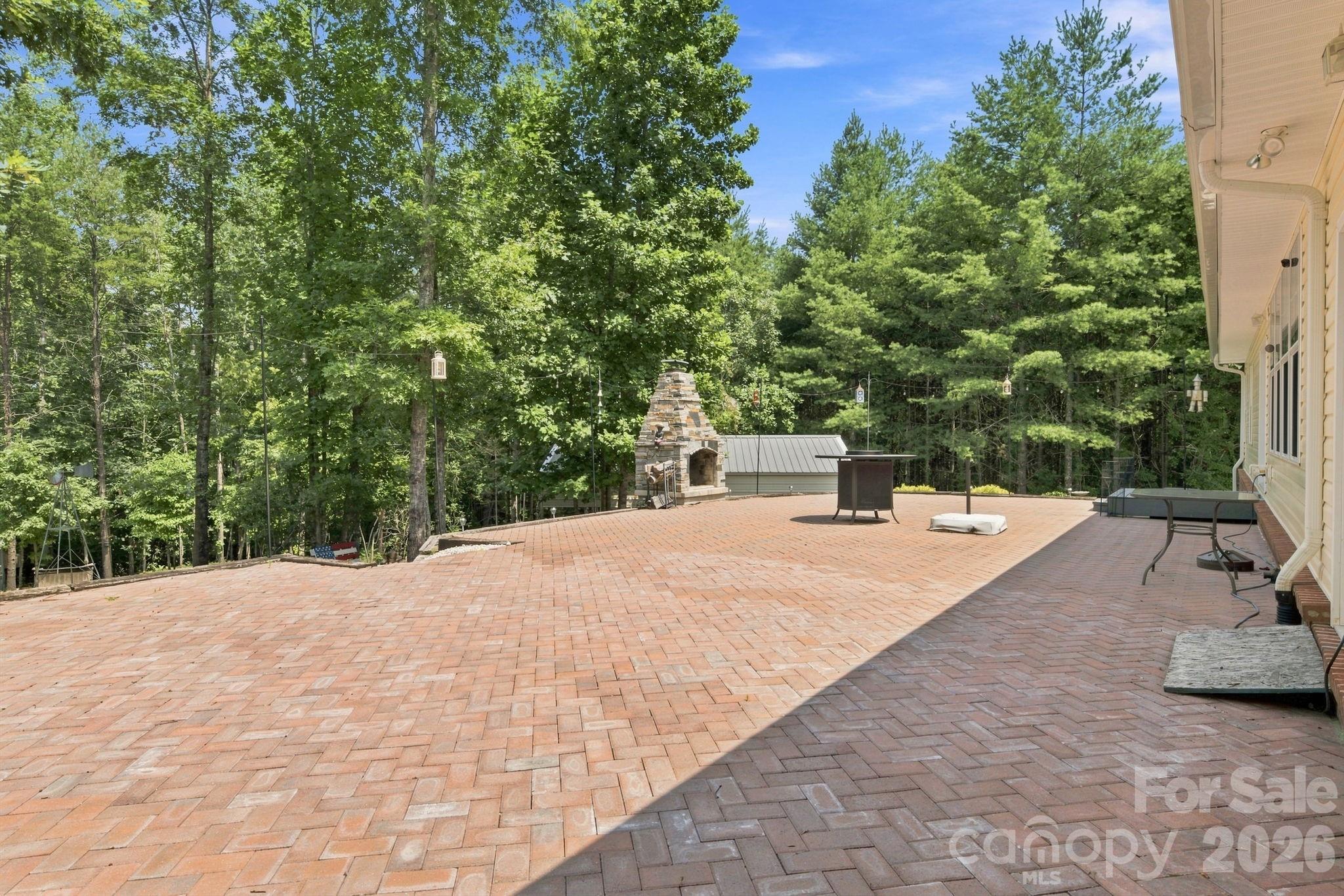 Rear patio waiting for your outdoor kitchen! - 295 Idlewood Drive, Marion