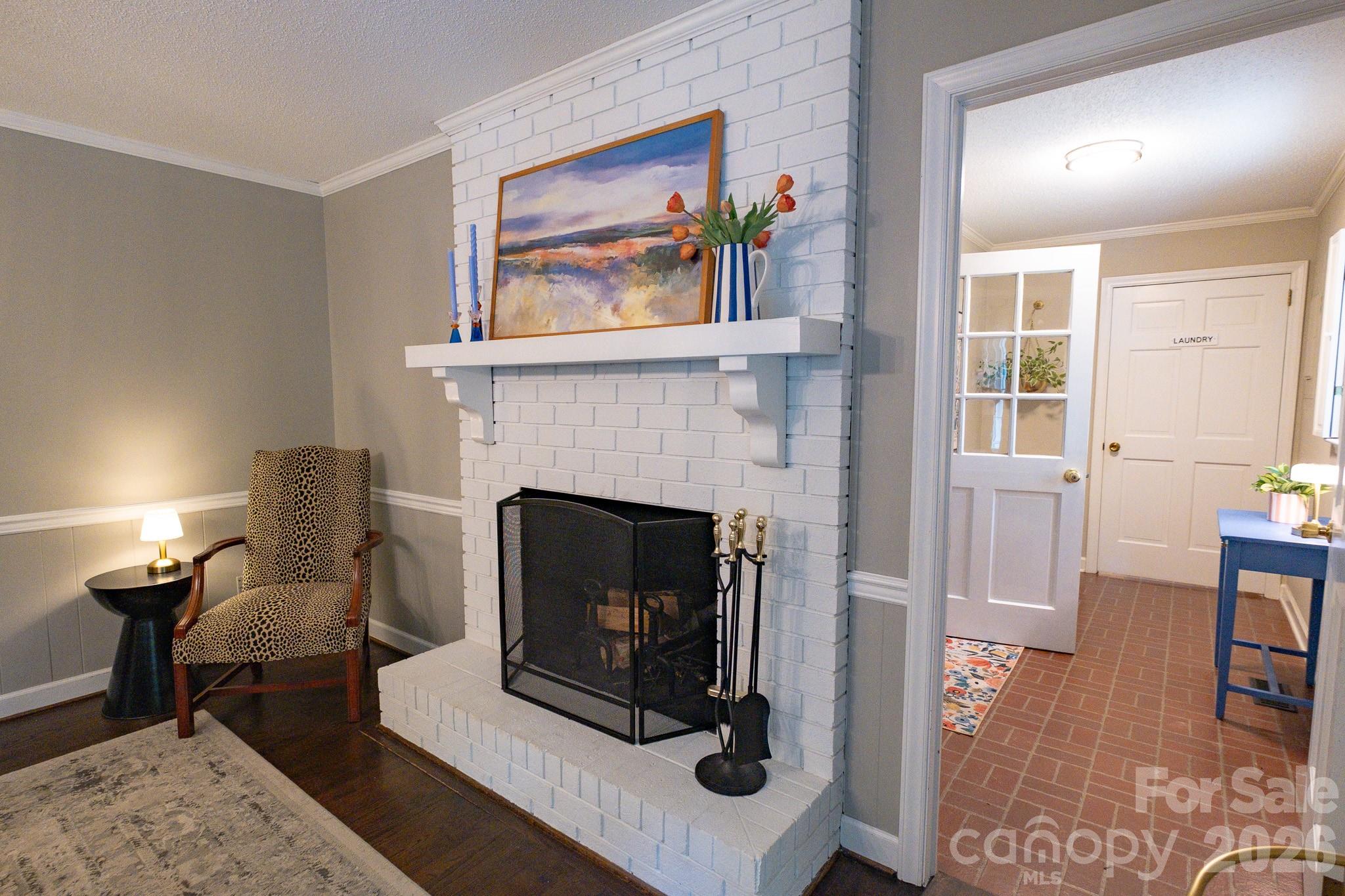 Beautiful fireplace - 2312 Belmont Drive, Reidsville