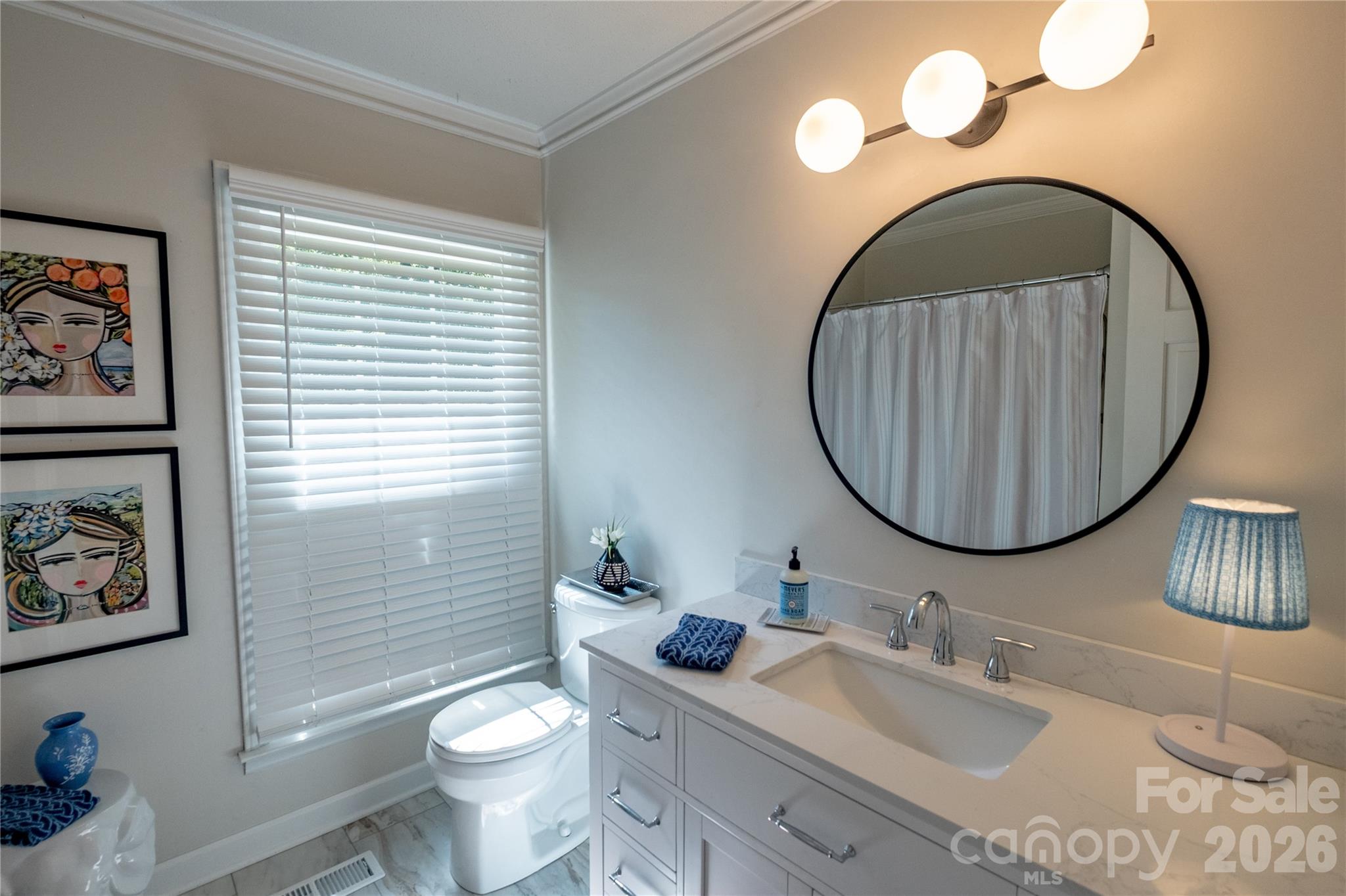 Updated full bath on main - 2312 Belmont Drive, Reidsville