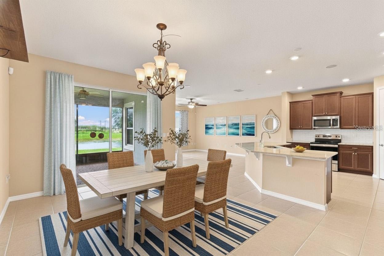 Dining area - 163 OLYMPUS WAY, KISSIMMEE