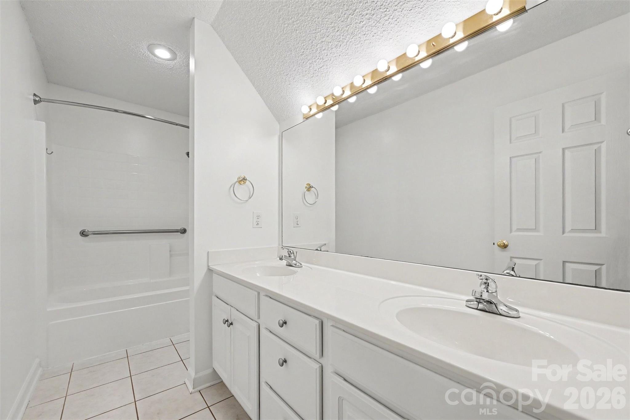 Full Bathroom with Vanity Upstairs - 1928 Twin Ponds Drive, Hickory