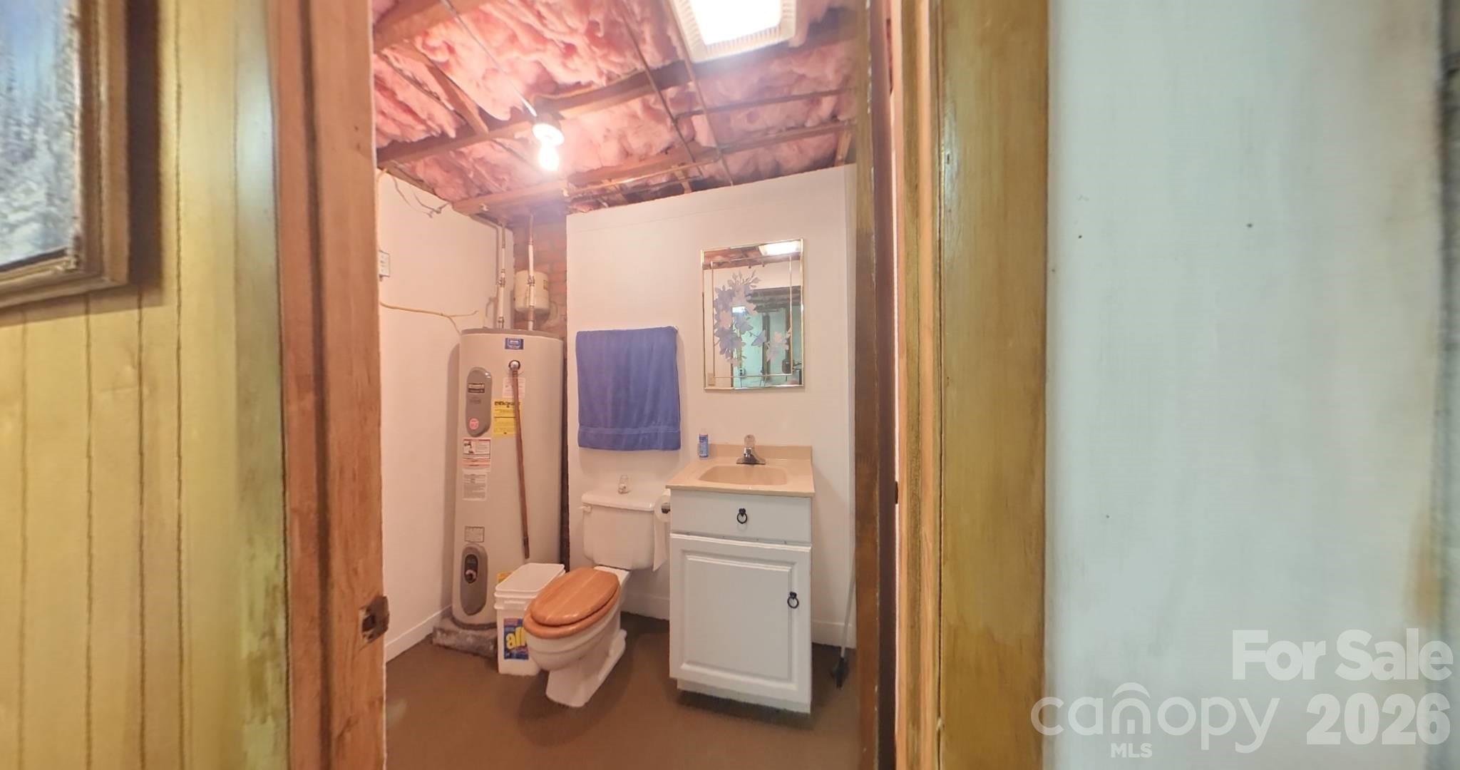 Half Bath in Basement - 214 Governors View Road, Asheville