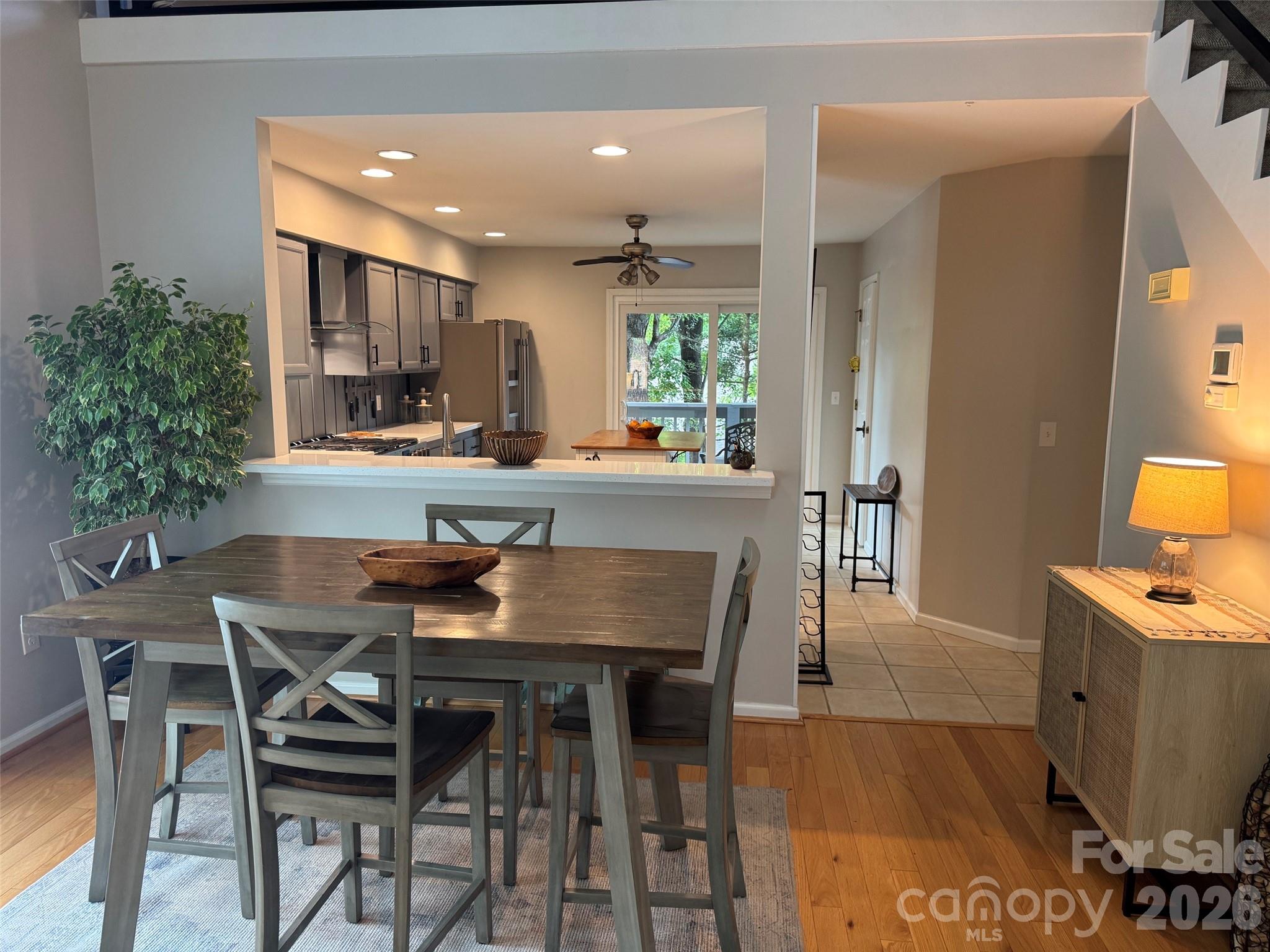 View of dining and kitchen - 501 Independence Trail, Morganton