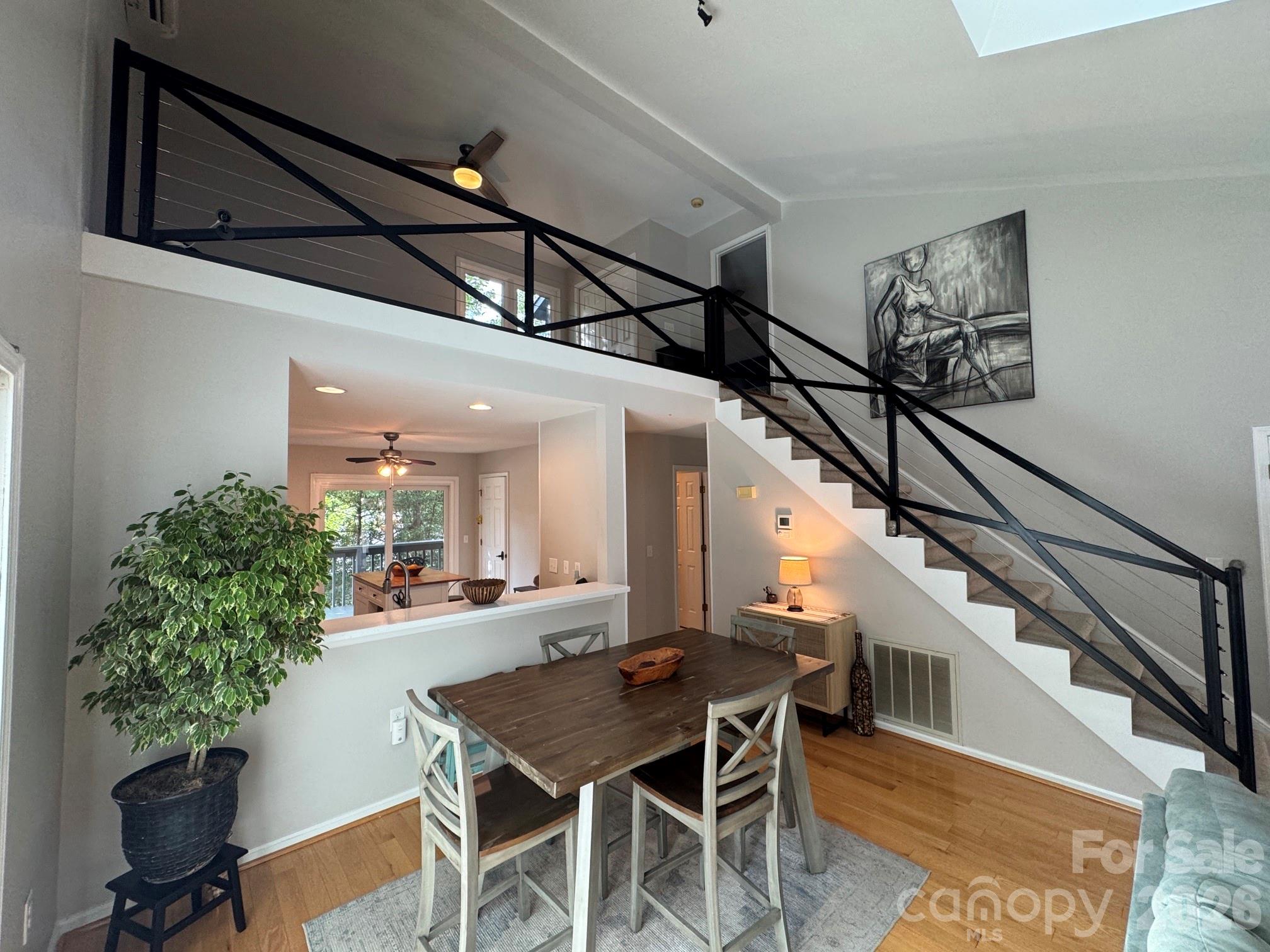 Stairway to upper - 501 Independence Trail, Morganton