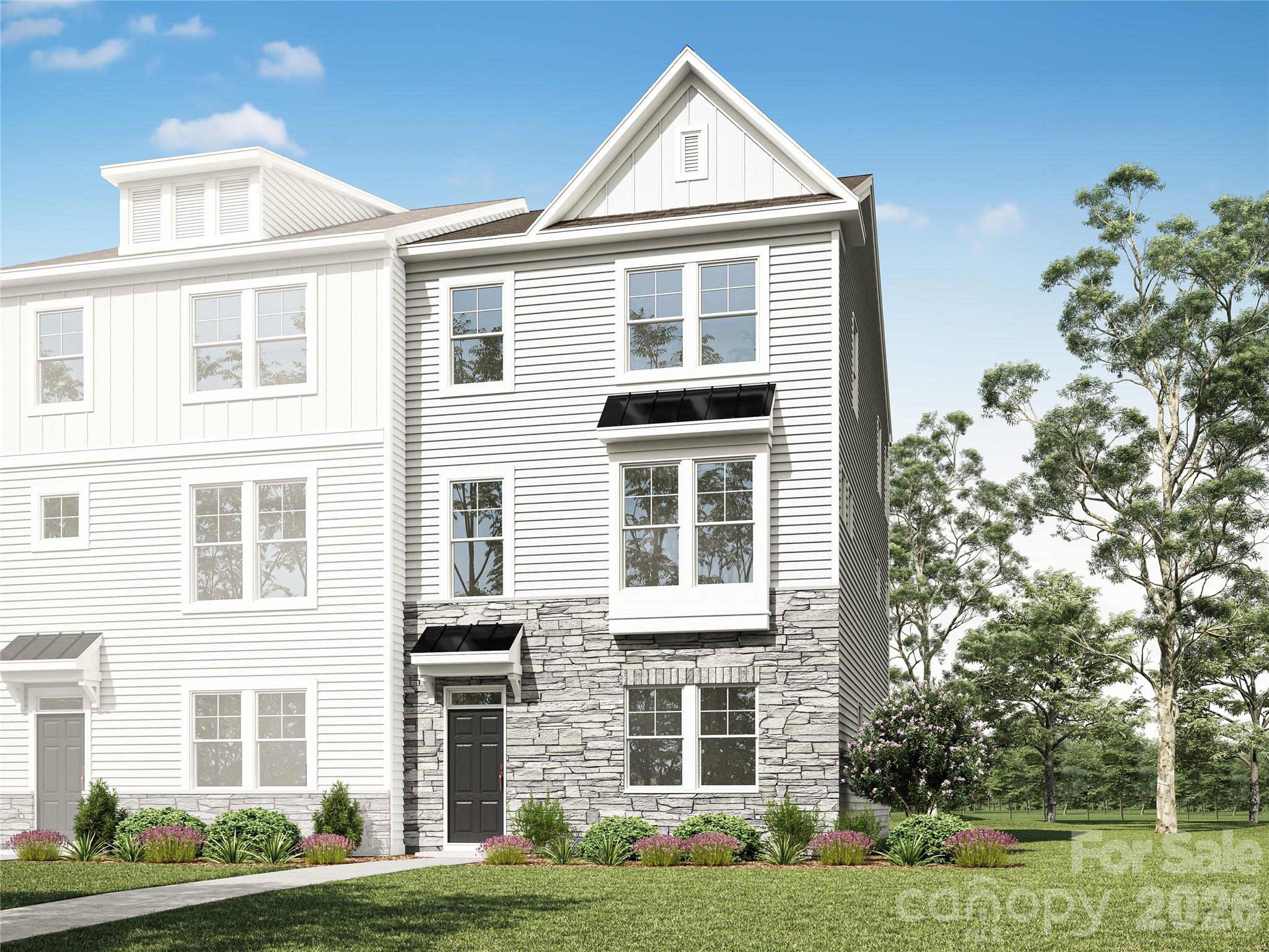 Beaumont F floorplan rendering at lot 16 - 11962 Old Statesville Road, Huntersville