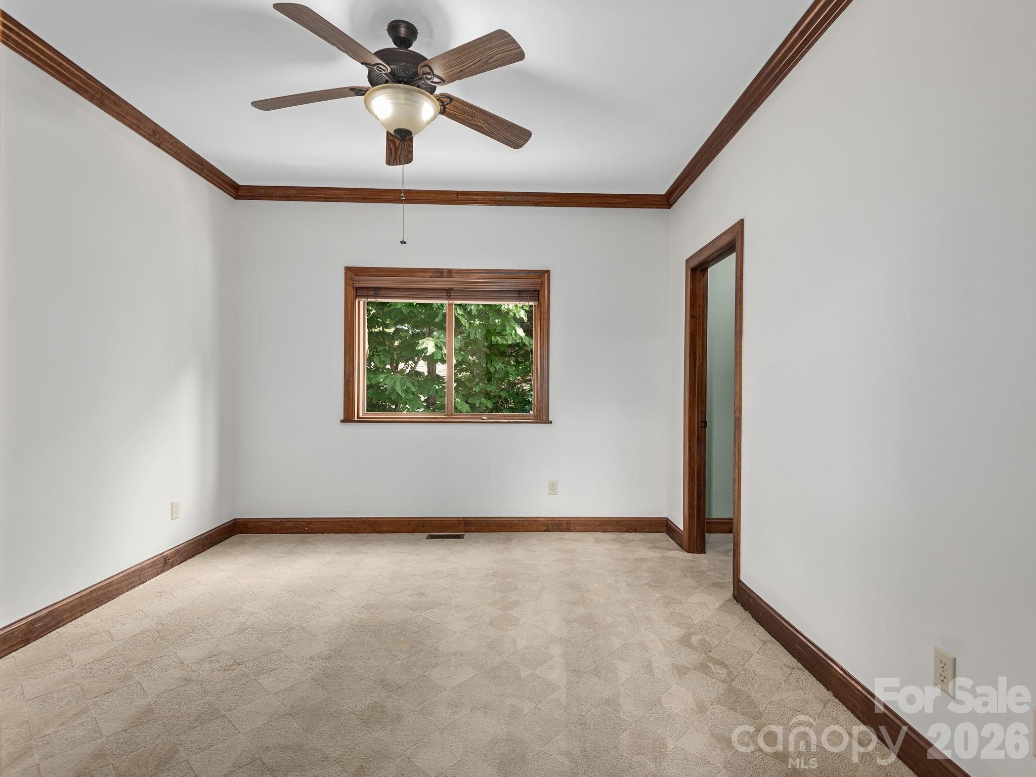 Additional bedroom on upper level w/walk in closet. - 248 Wisdom Cove Road, Flat Rock
