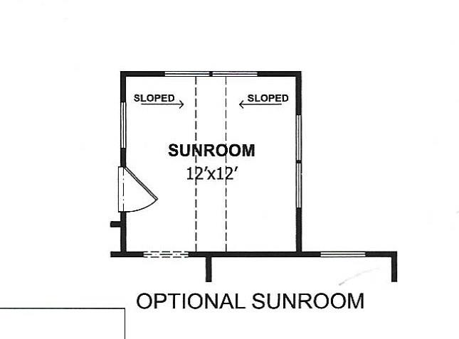 The Sunroom is available or can be built as a Main Level 4th Bedroom - 265 Corrie Ann Drive, Concord