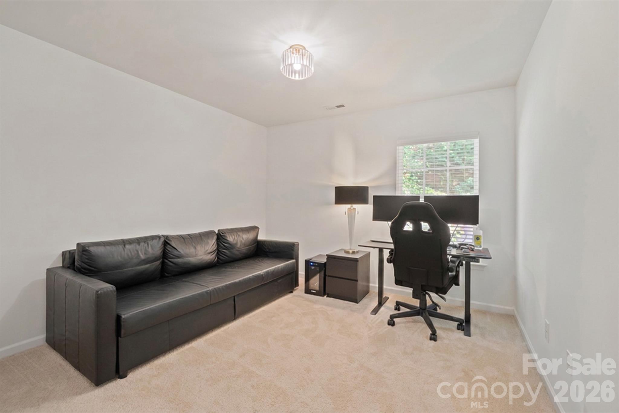 Bedroom 3 being used as an office - 17916 Caldwell Track Drive, Cornelius