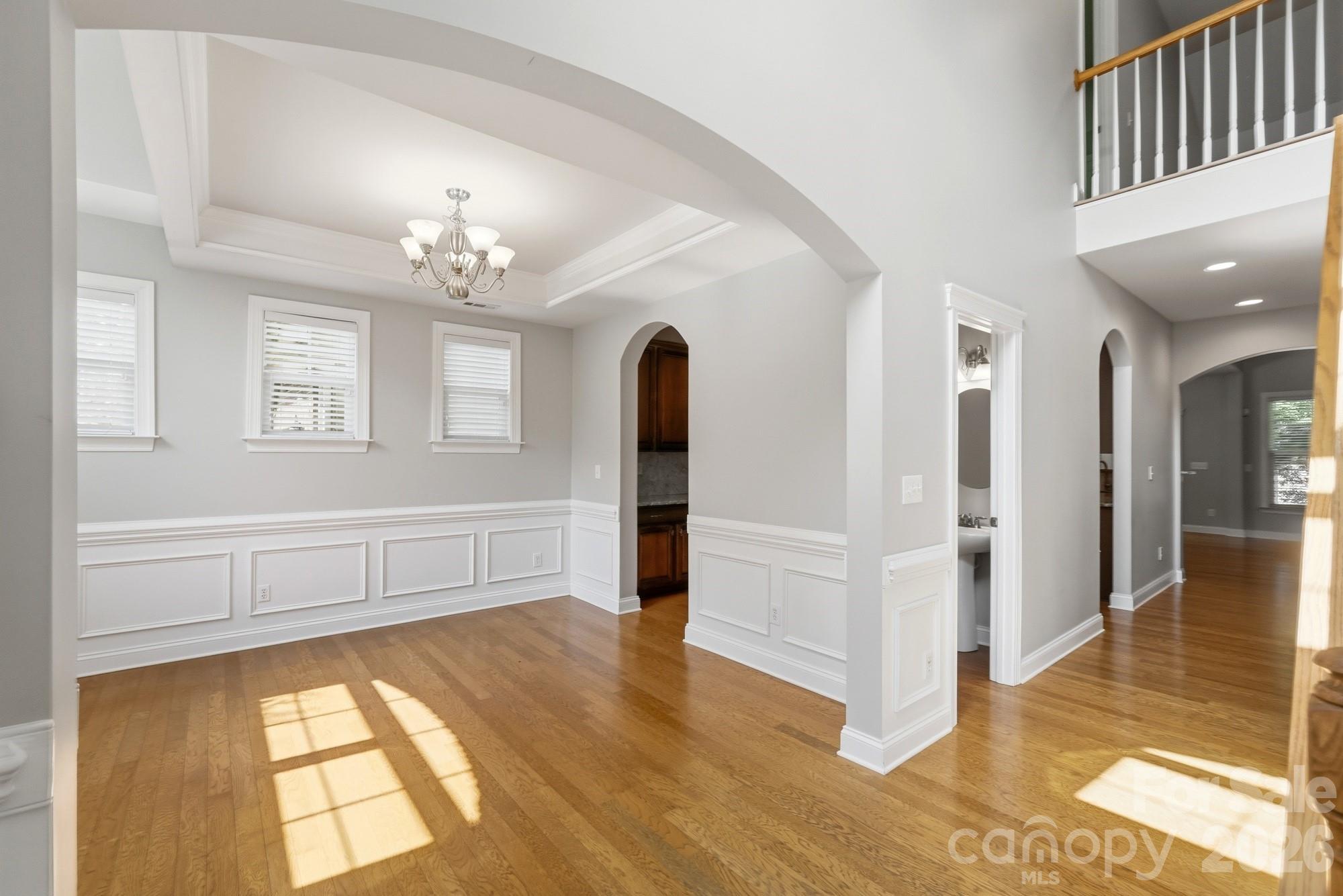Dining room off the foyer - 3016 Connells Point Avenue, Waxhaw