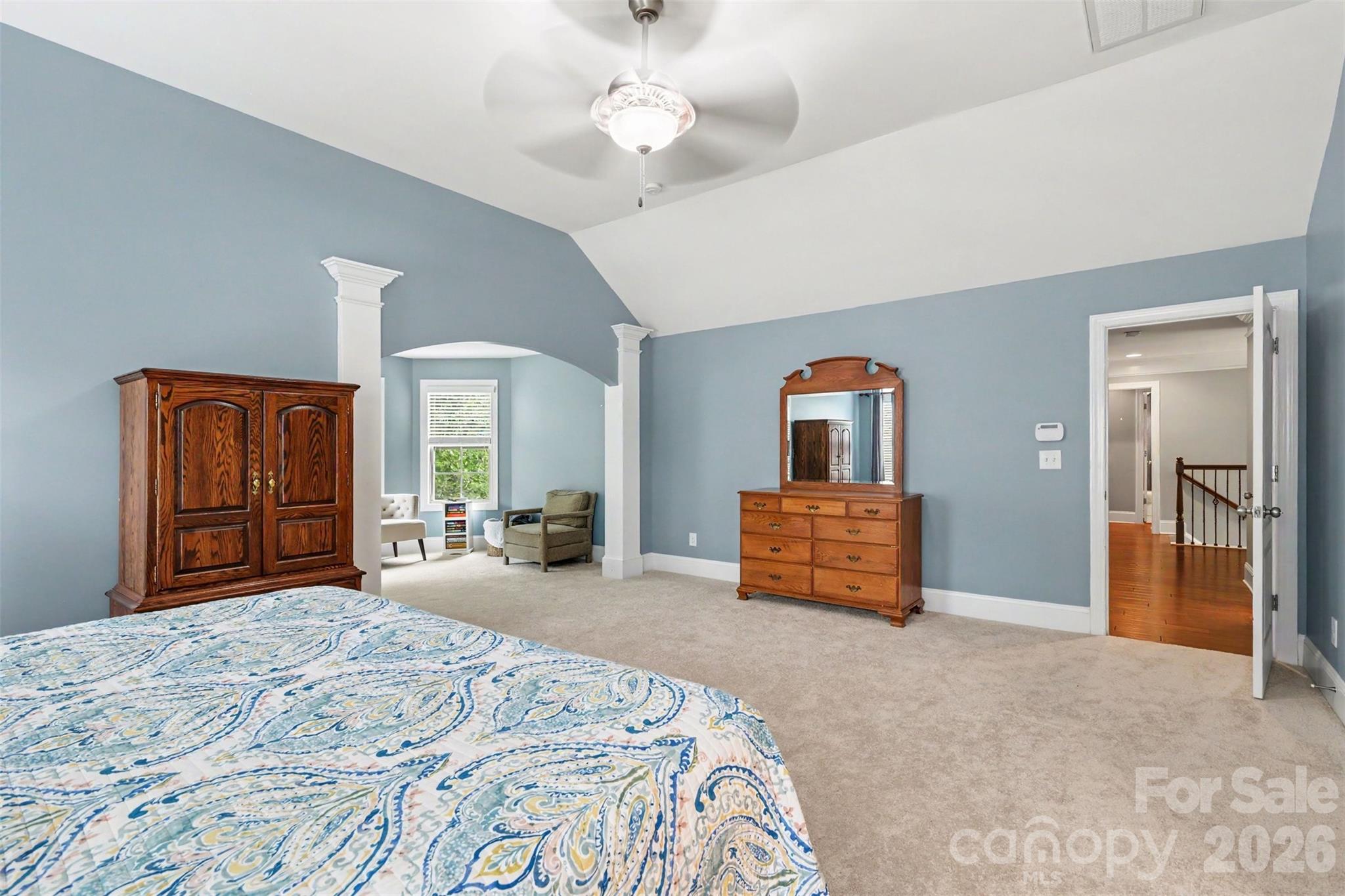 Primary Bedroom Sitting Area - 4004 Widgeon Way, Waxhaw