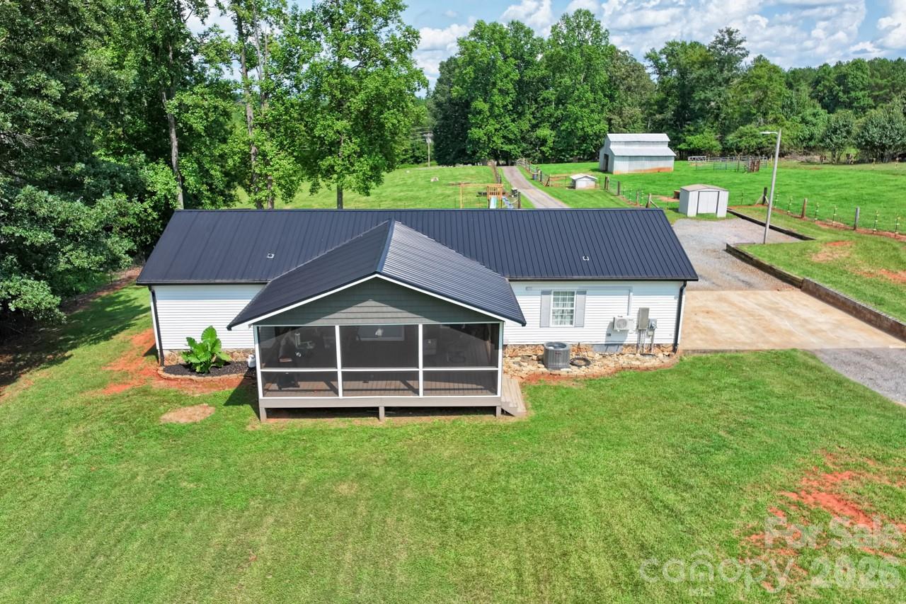Rear view of home - 393 Cedar Grove Church Road, Vale
