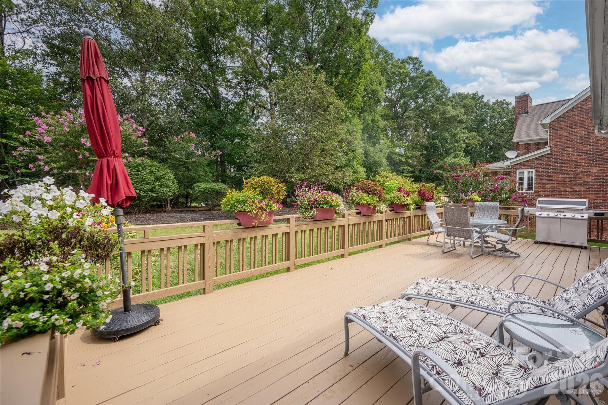 Private Backyard - 8306 Denholme Drive, Waxhaw
