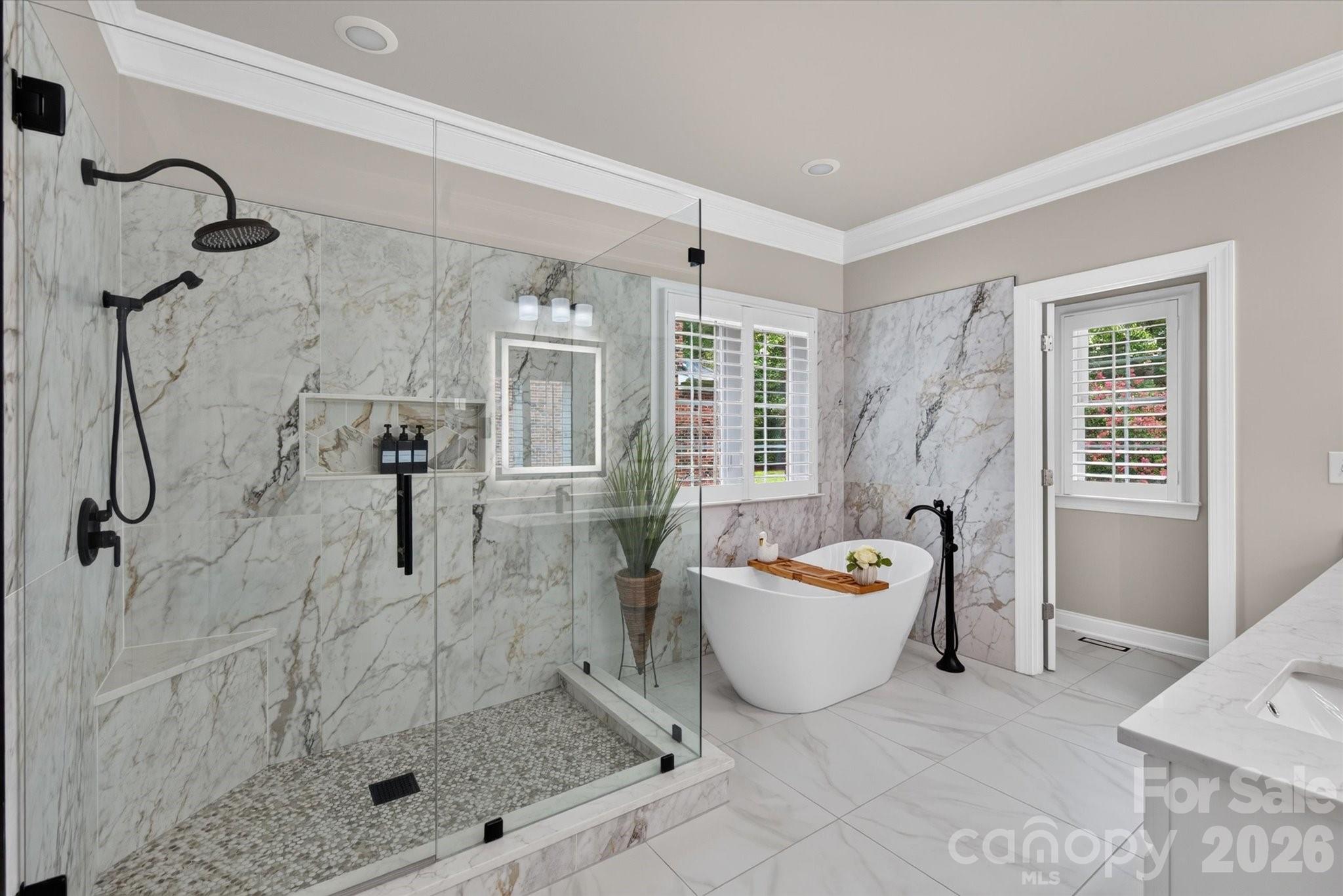 Renovated bathroom - 8306 Denholme Drive, Waxhaw