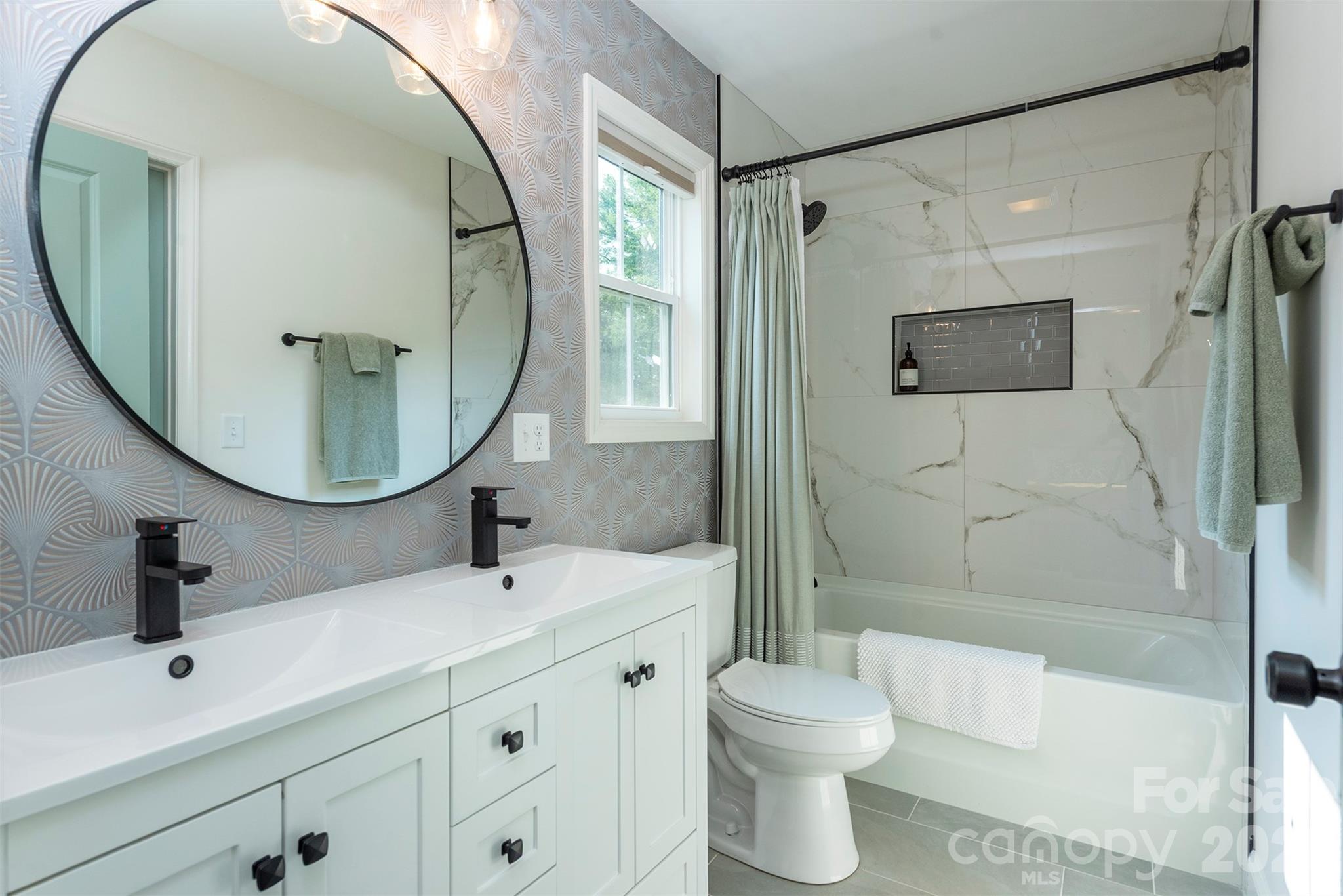 2nd upstairs bath - 191 Chatham Road, Asheville