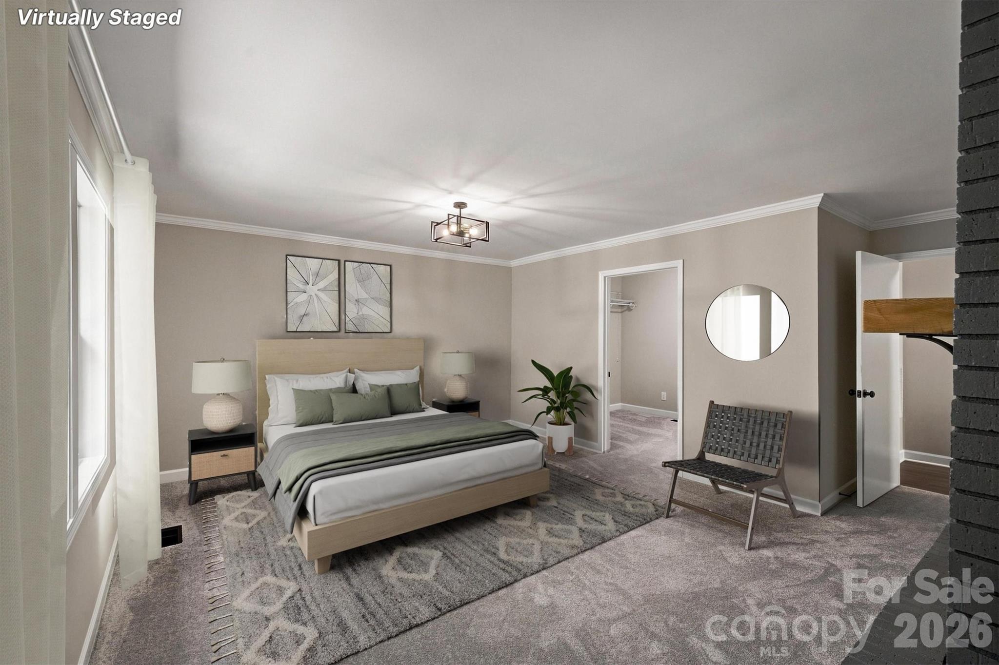 Primary Suite with Fireplace - 3517 Crestwood Drive, Morganton