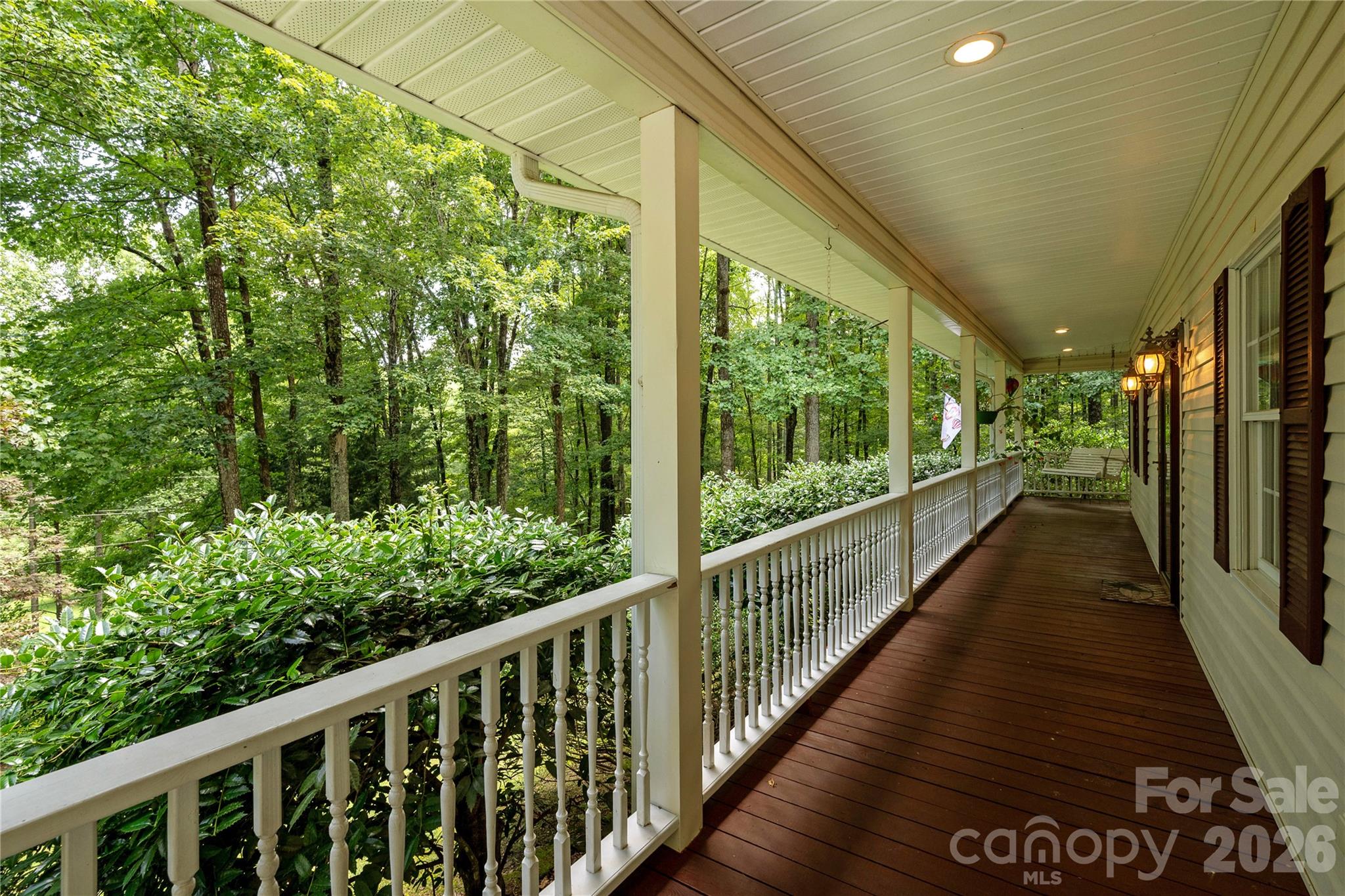 Wrap around porch - 1043 Berea Church Road, Hendersonville
