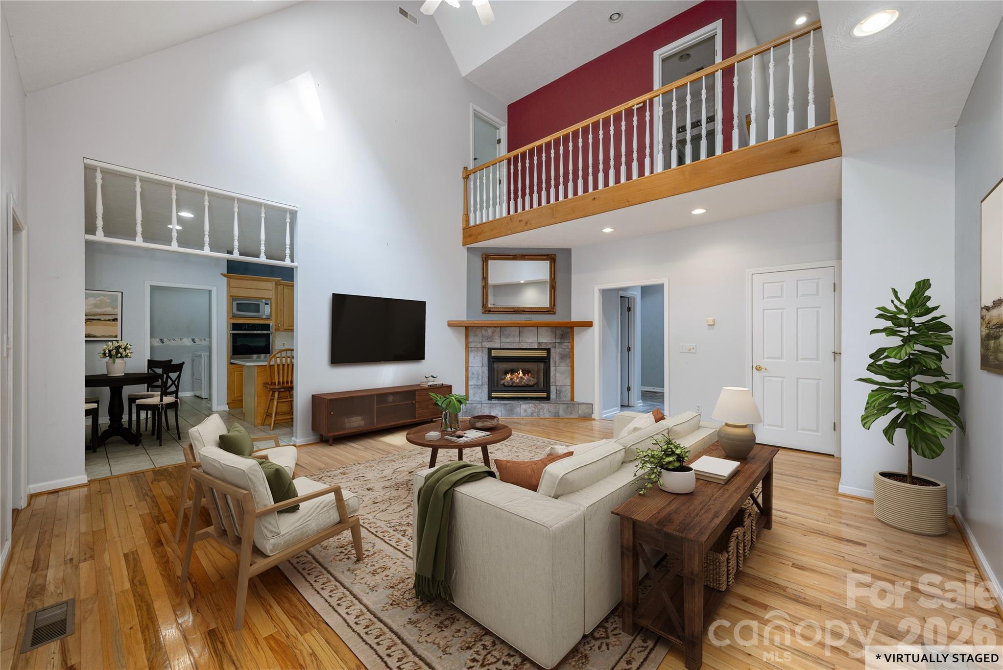 Great room - 1043 Berea Church Road, Hendersonville