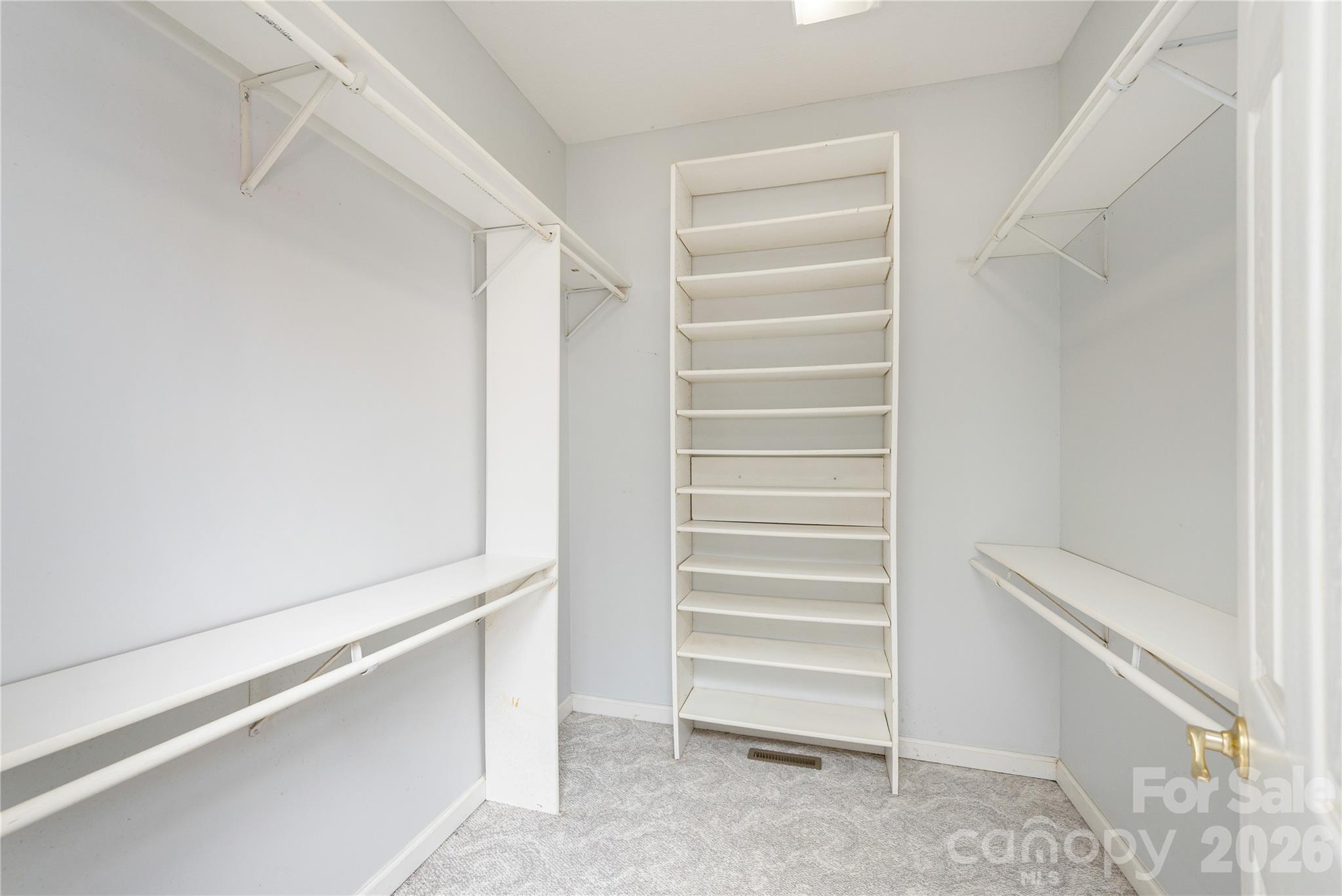 Primary walk in closet - 1043 Berea Church Road, Hendersonville