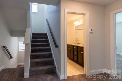 Stairs to Third Floor - 216 Crane Creek Way, Lexington