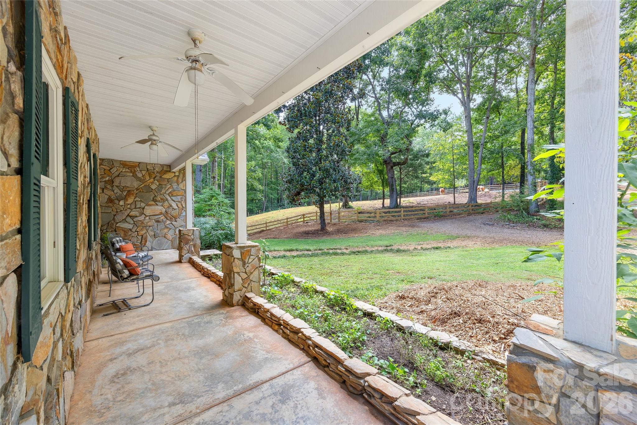 Covered Front Porch - 7105 Old Ridge Road, Waxhaw