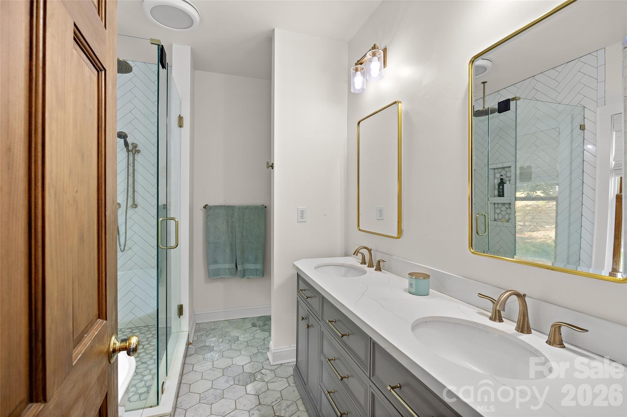 Primary Bathroom Renovated - 7105 Old Ridge Road, Waxhaw