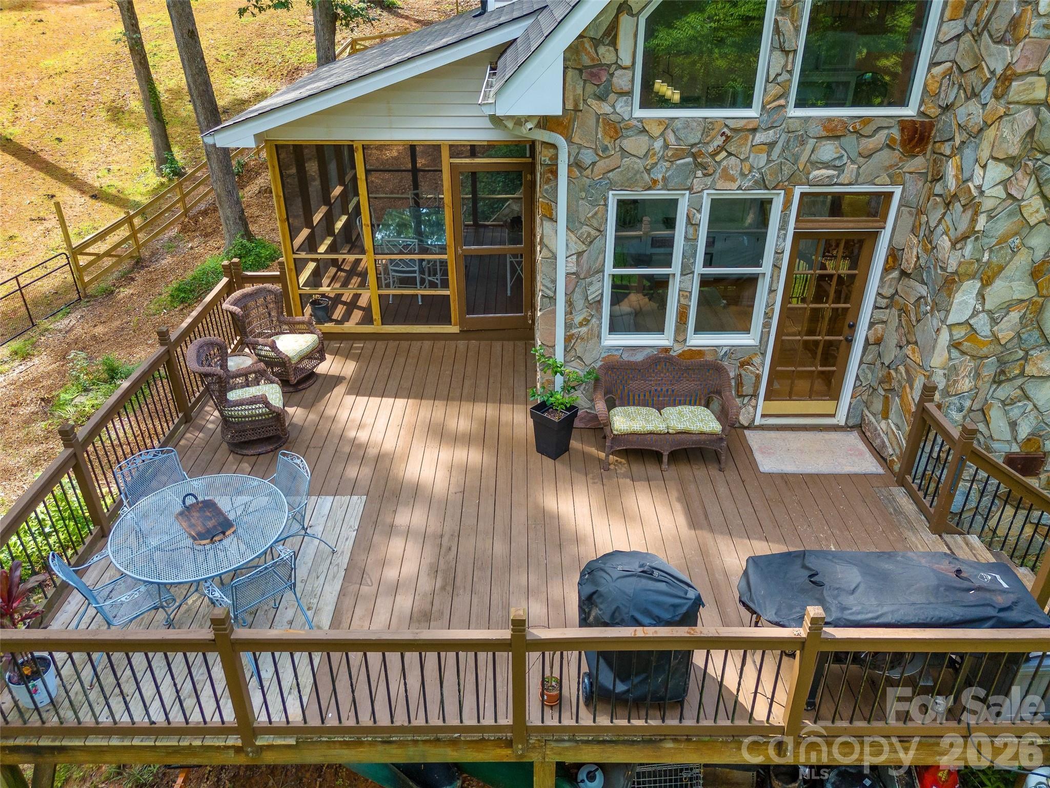 Full wrap around deck - 7105 Old Ridge Road, Waxhaw