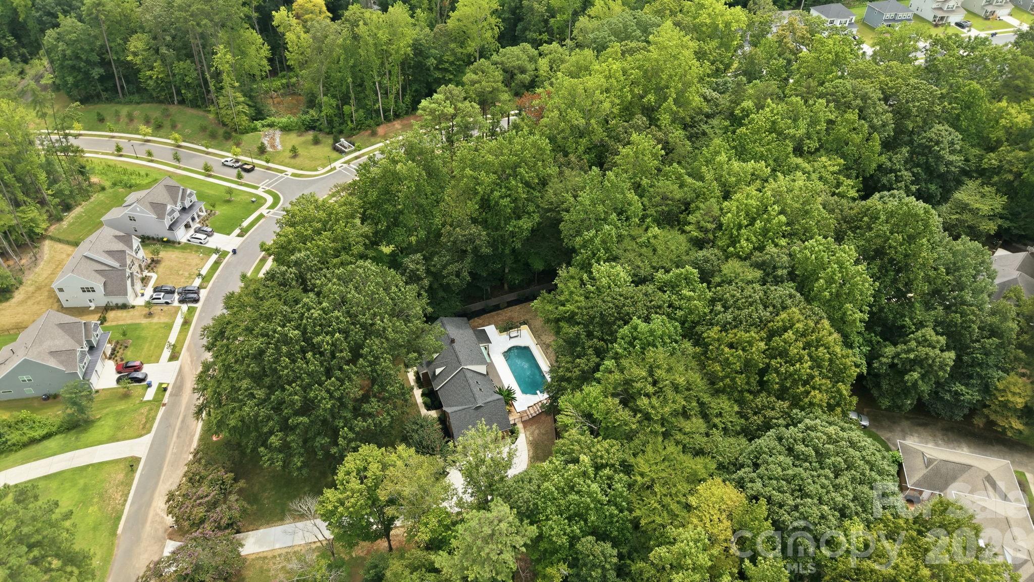 Bird's Eyeview of Property - 514 Belwood Drive, Belmont