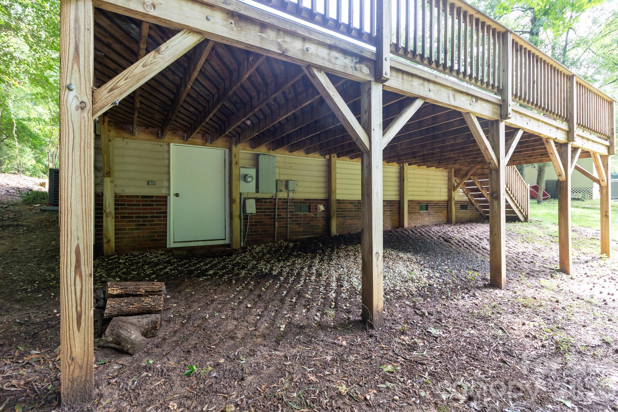 Deck and crawlspace access. - 820 SE Clearview Court SE, Concord