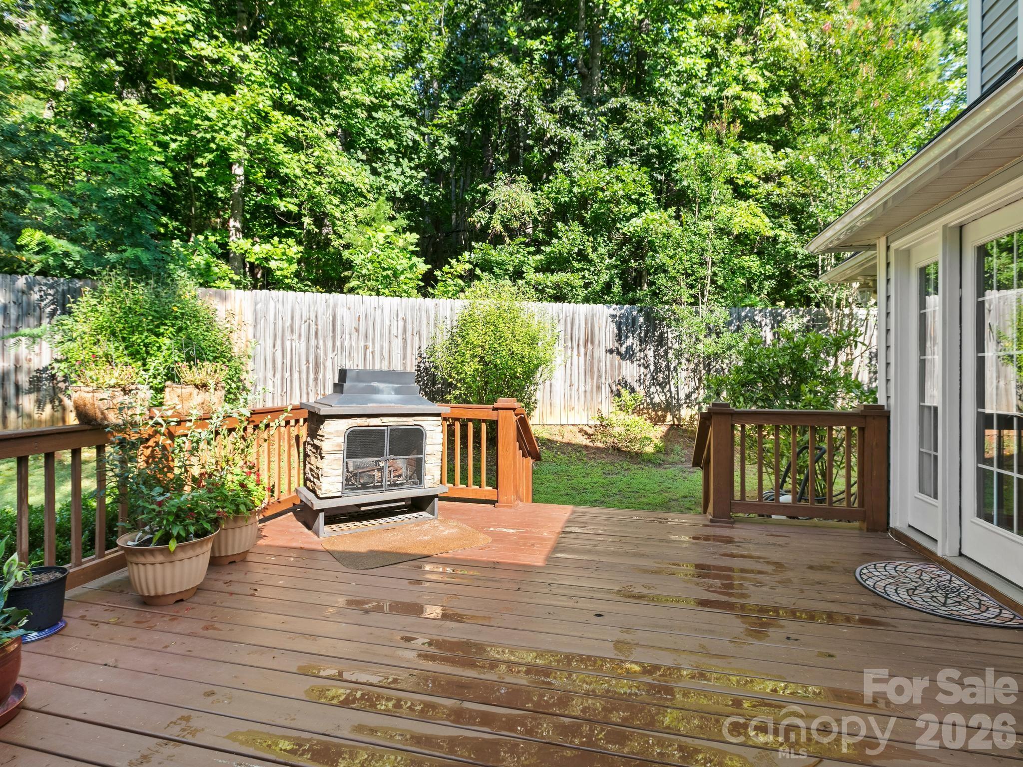 back deck - 306 Golden Hawk Trail, Asheville