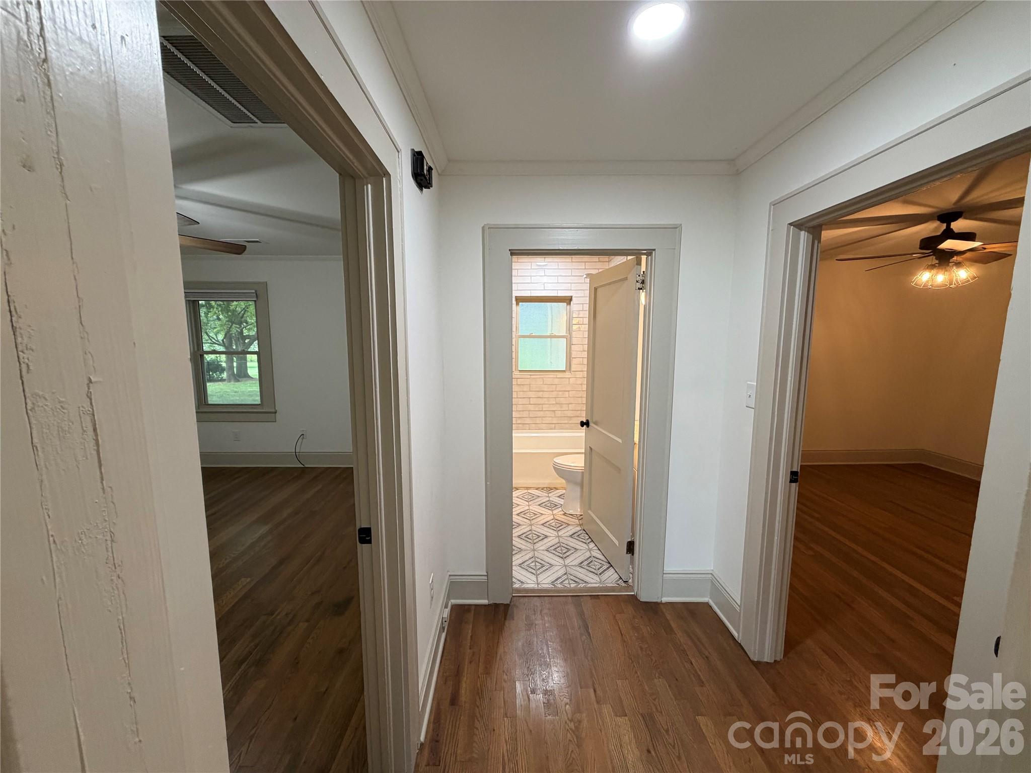 hallway off main living area - 3649 Taylorsville Highway, Statesville