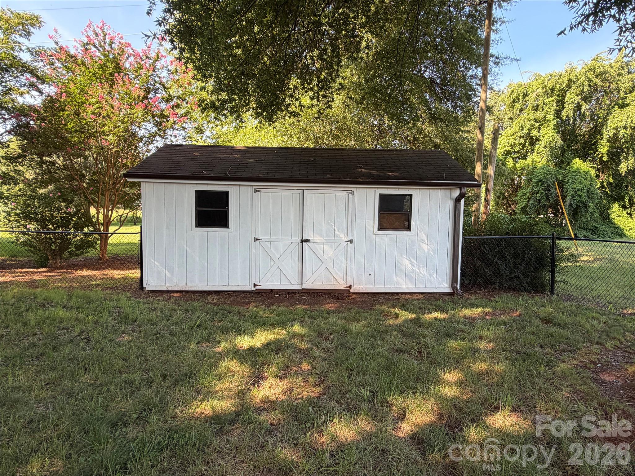 Shed is inside fenced area - 3649 Taylorsville Highway, Statesville