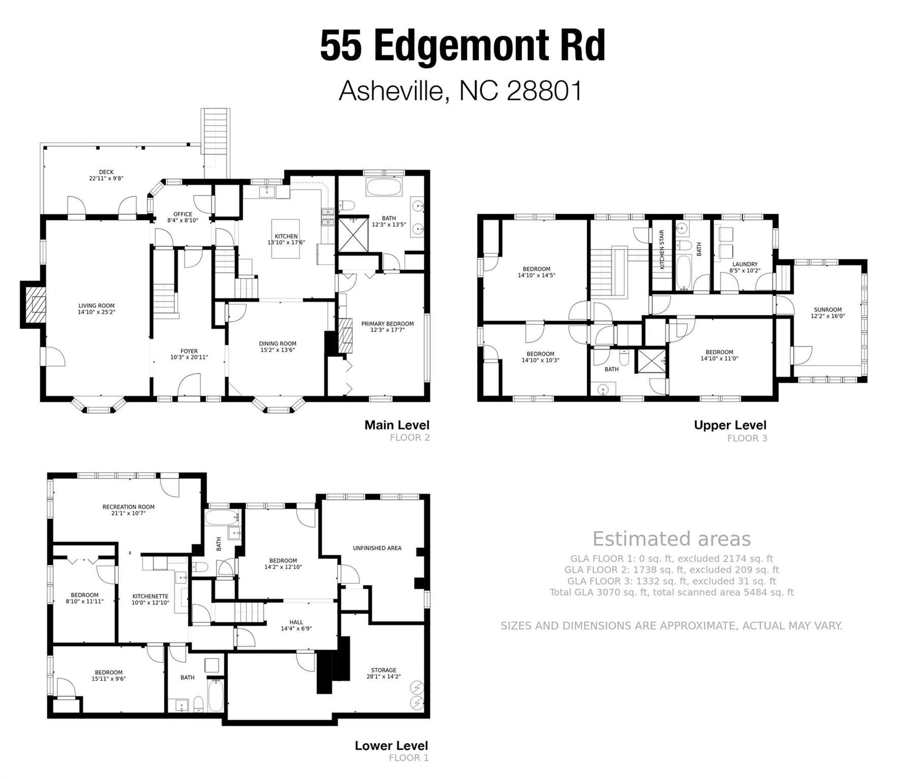 Floor plan - 55 Edgemont Road, Asheville