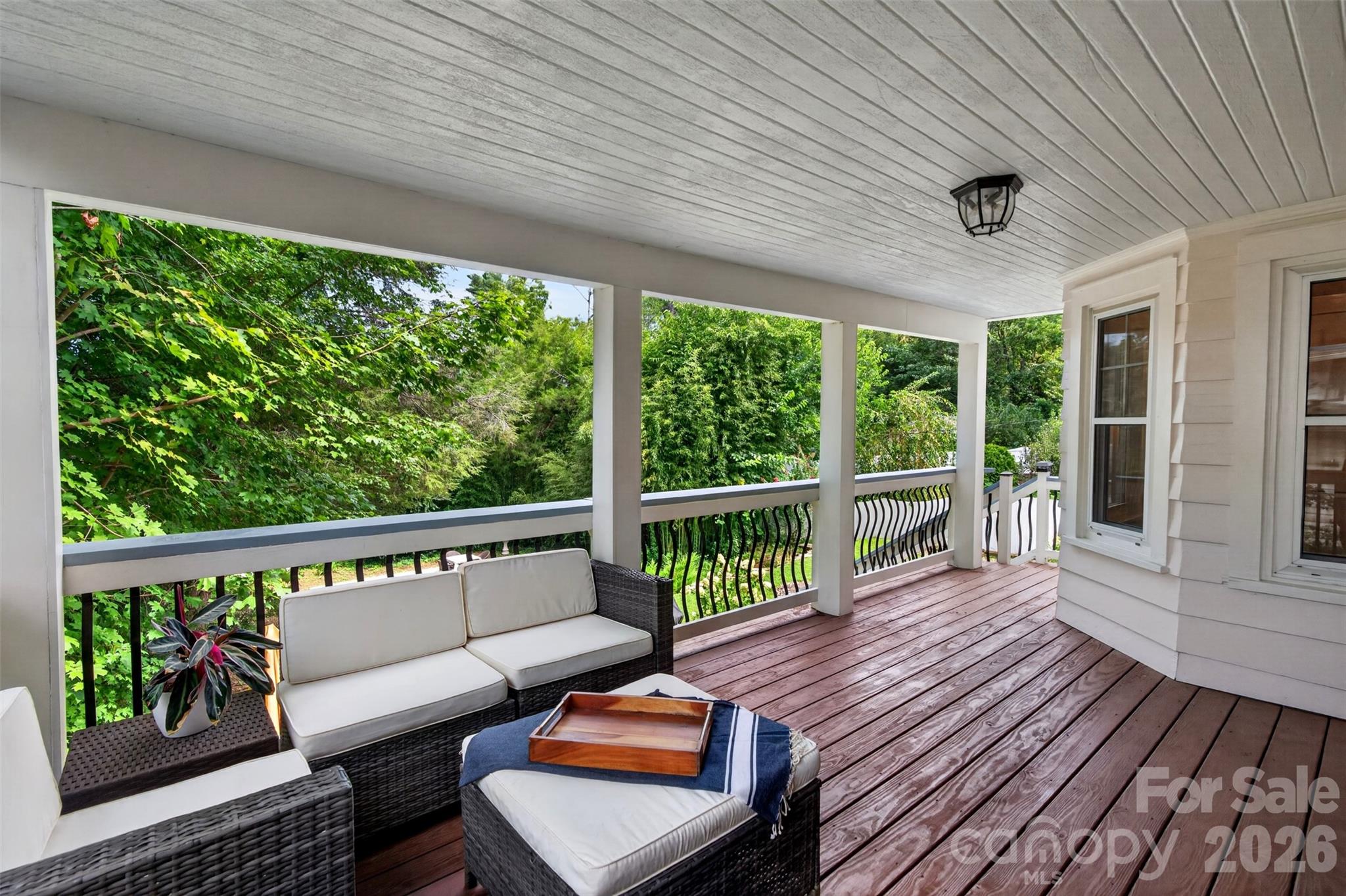 Rear Deck - 55 Edgemont Road, Asheville
