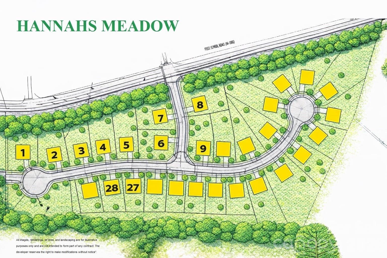 Hannahs Meadows feayures Estate Size Home Sites - 266 Corrie Ann Drive, Concord