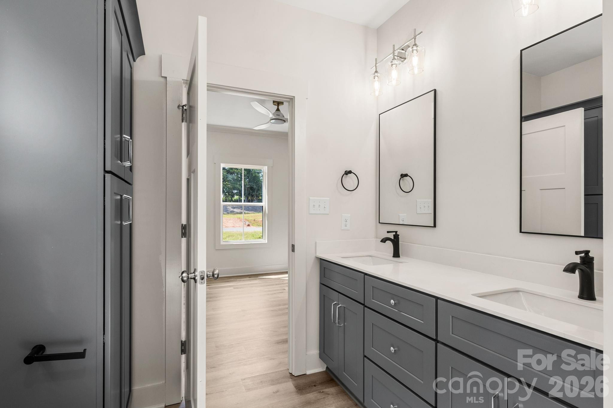 Primary bathroom w/ view of added linen closet - 151 McCorkle Street, York