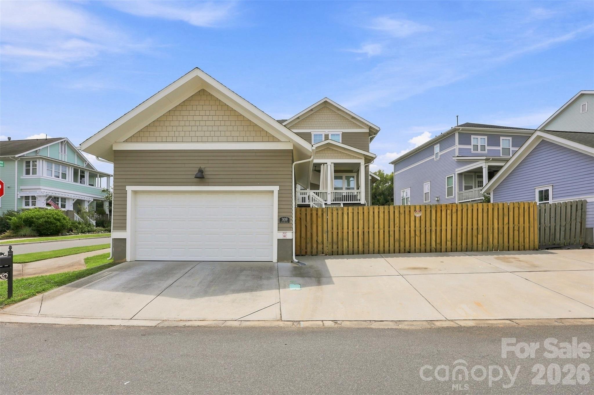LOTS of parking, in the garage, in front of the garage and to the right of garage - 309 Mariemont Way, Rock Hill