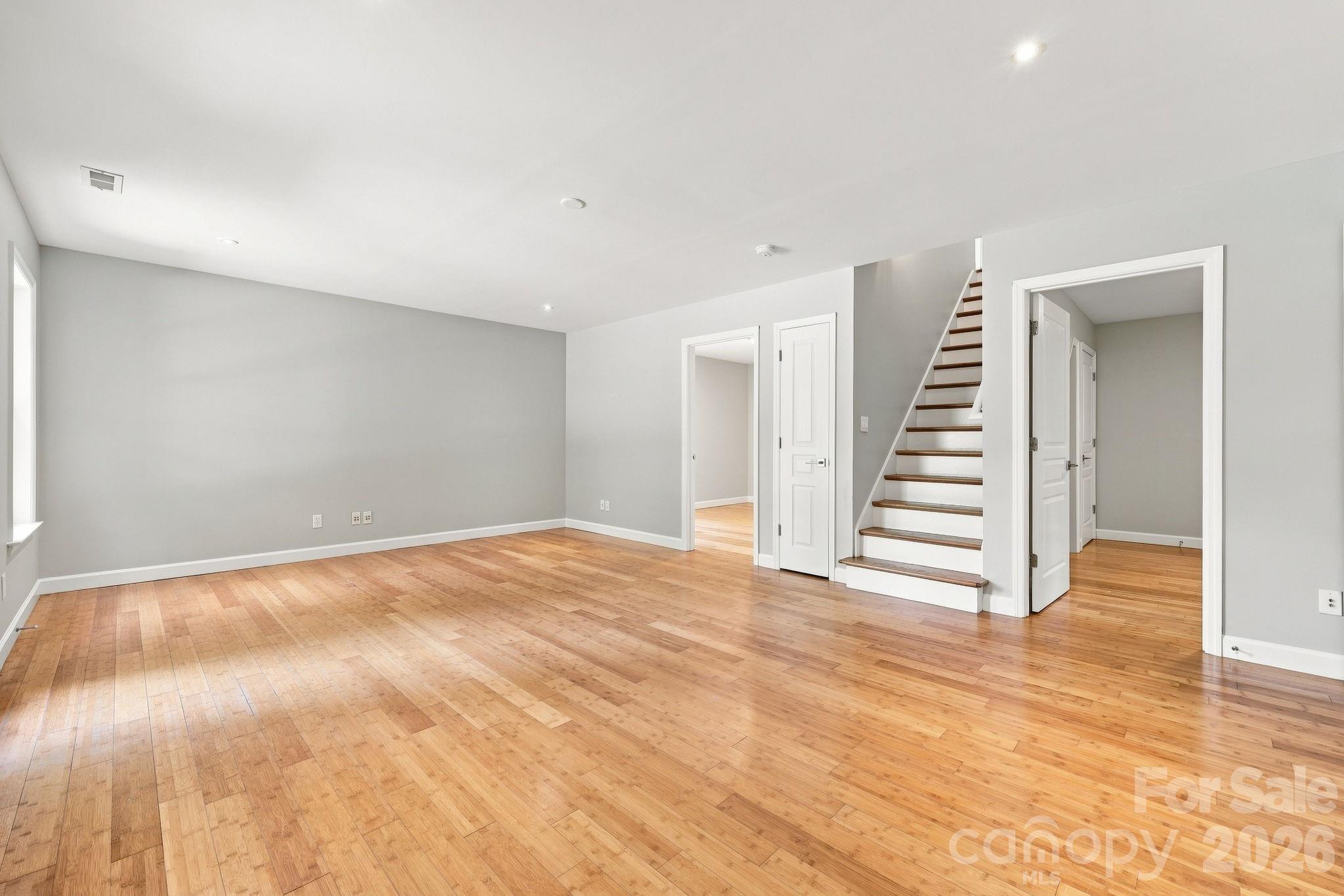 View of the entryway leading to two bedrooms. - 146 Courtland Avenue, Asheville
