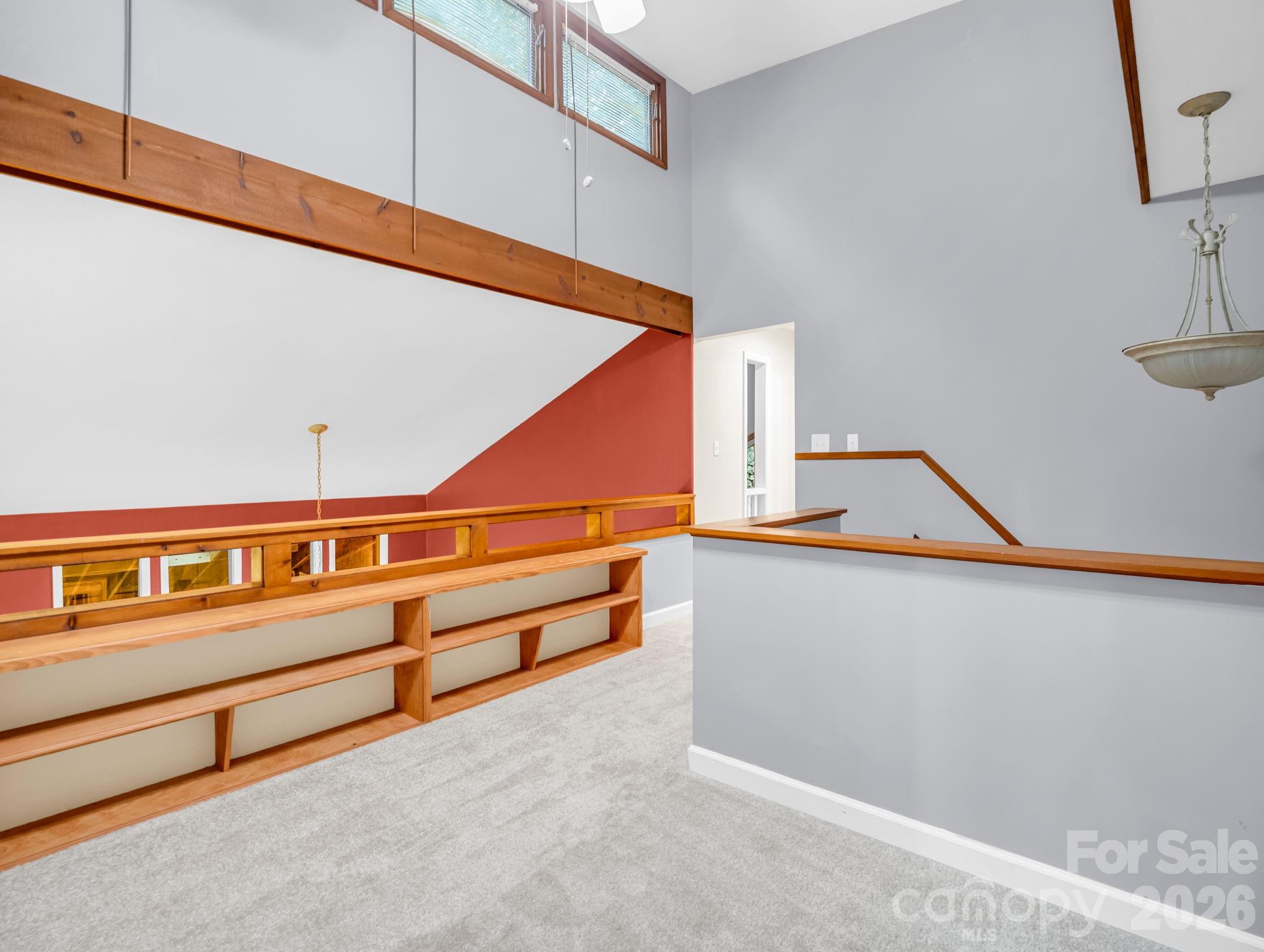 View from Loft, open below - 10 Chestnut Ridge Road, Mills River