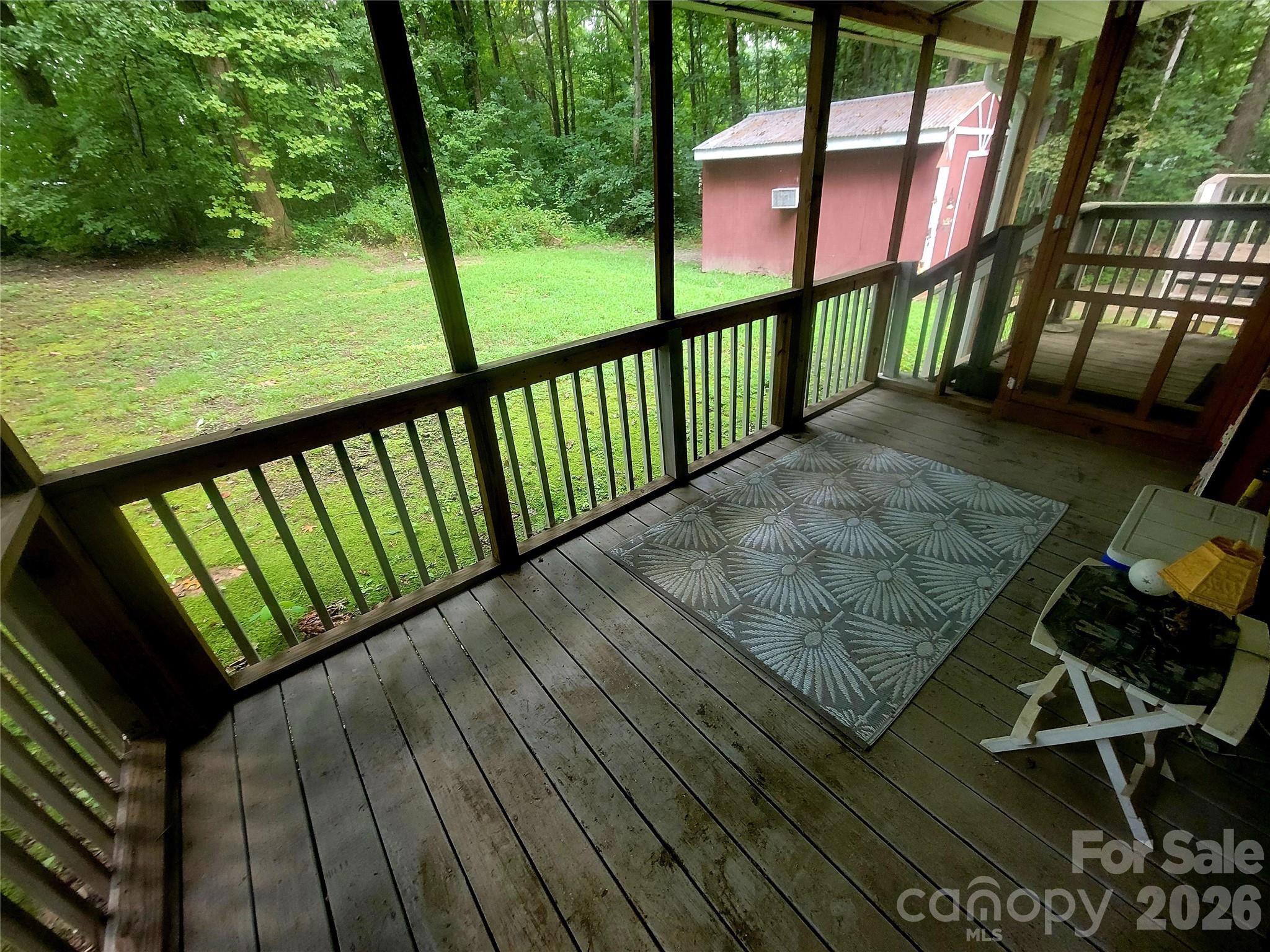 Back porch - 121 Sylvan Drive, Statesville
