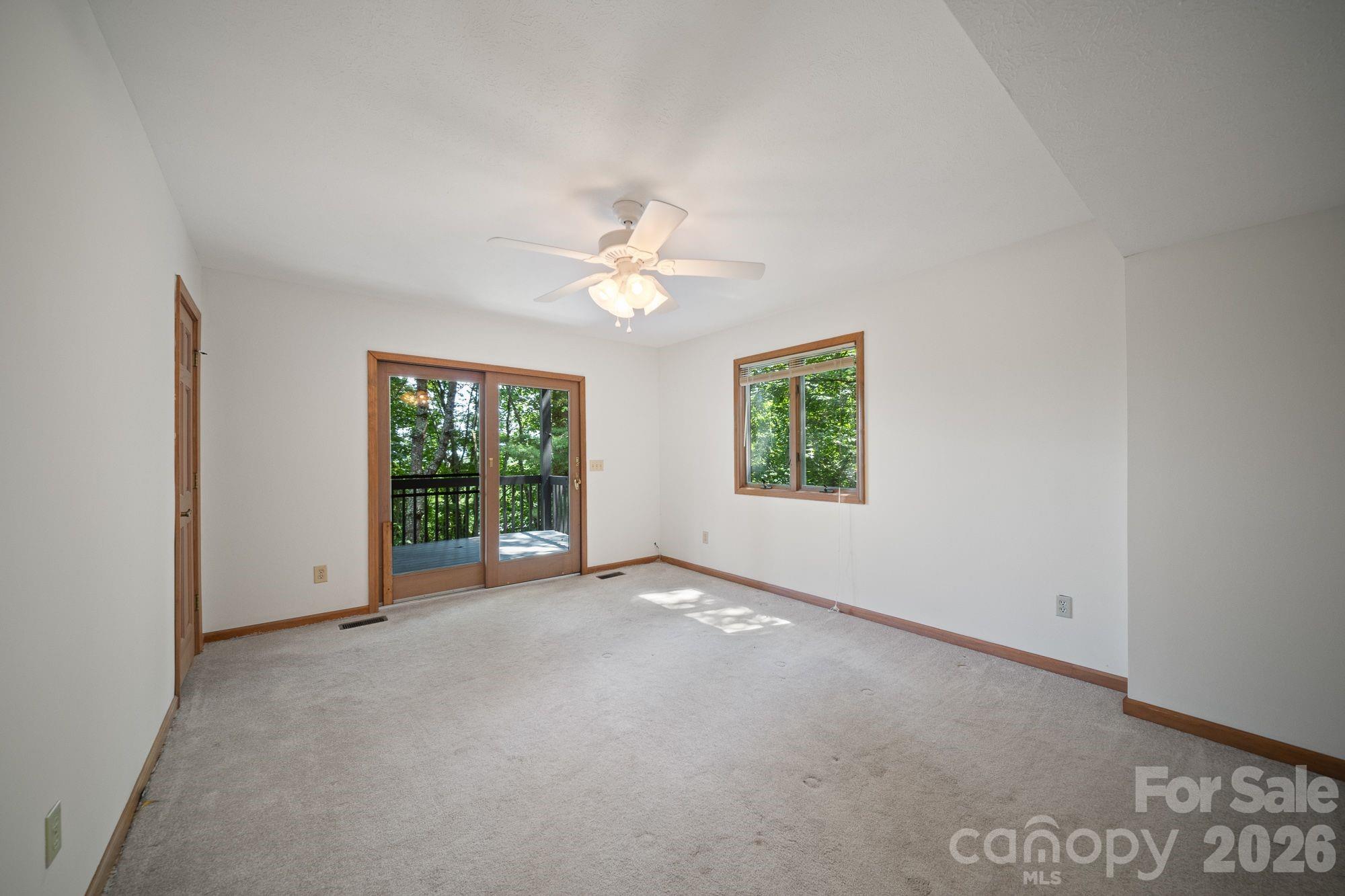 Unstaged bedroom/flex in basement 3 - 1105 High Vista Drive, Mills River