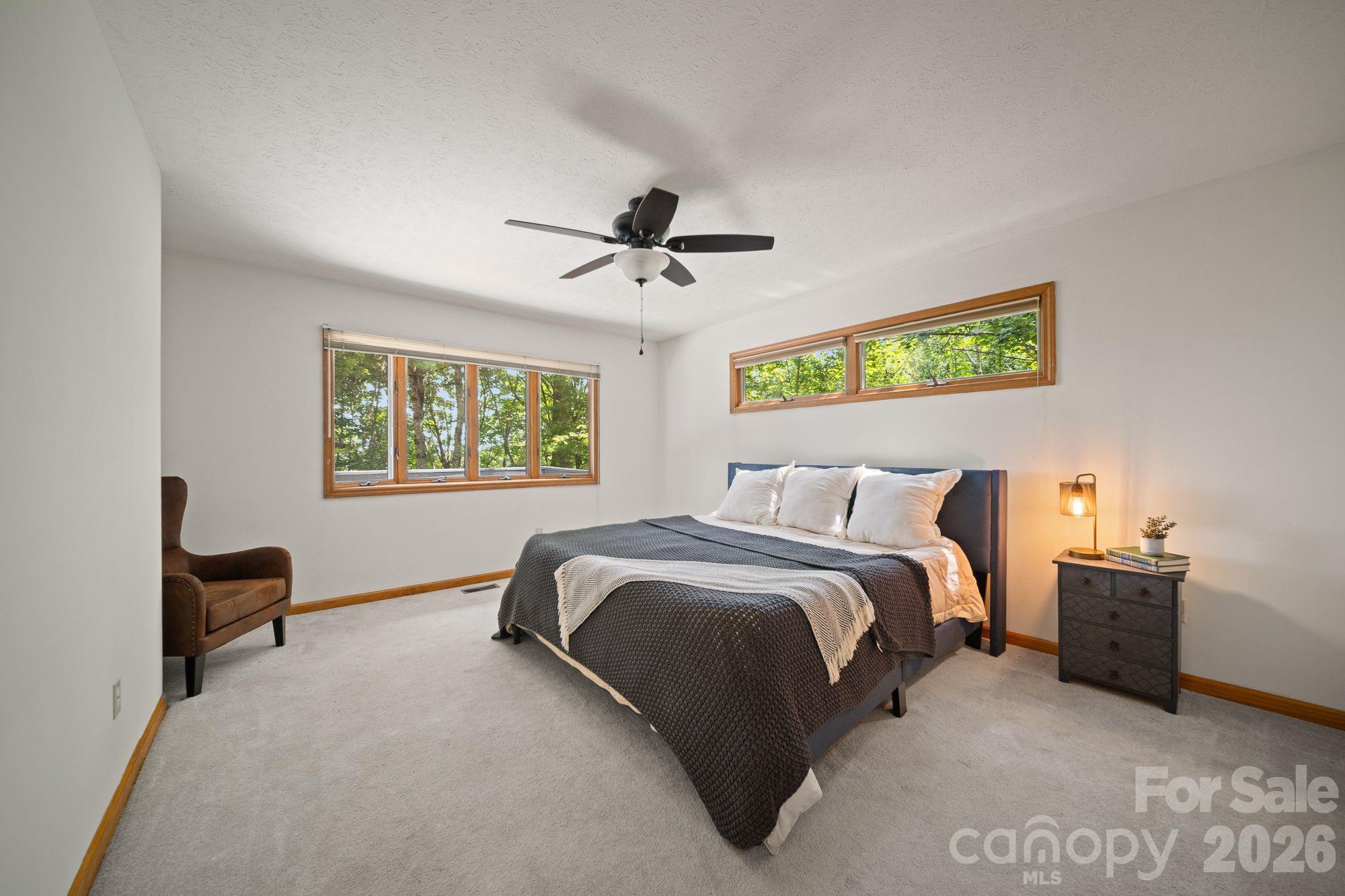 Main floor primary Bedroom - 1105 High Vista Drive, Mills River