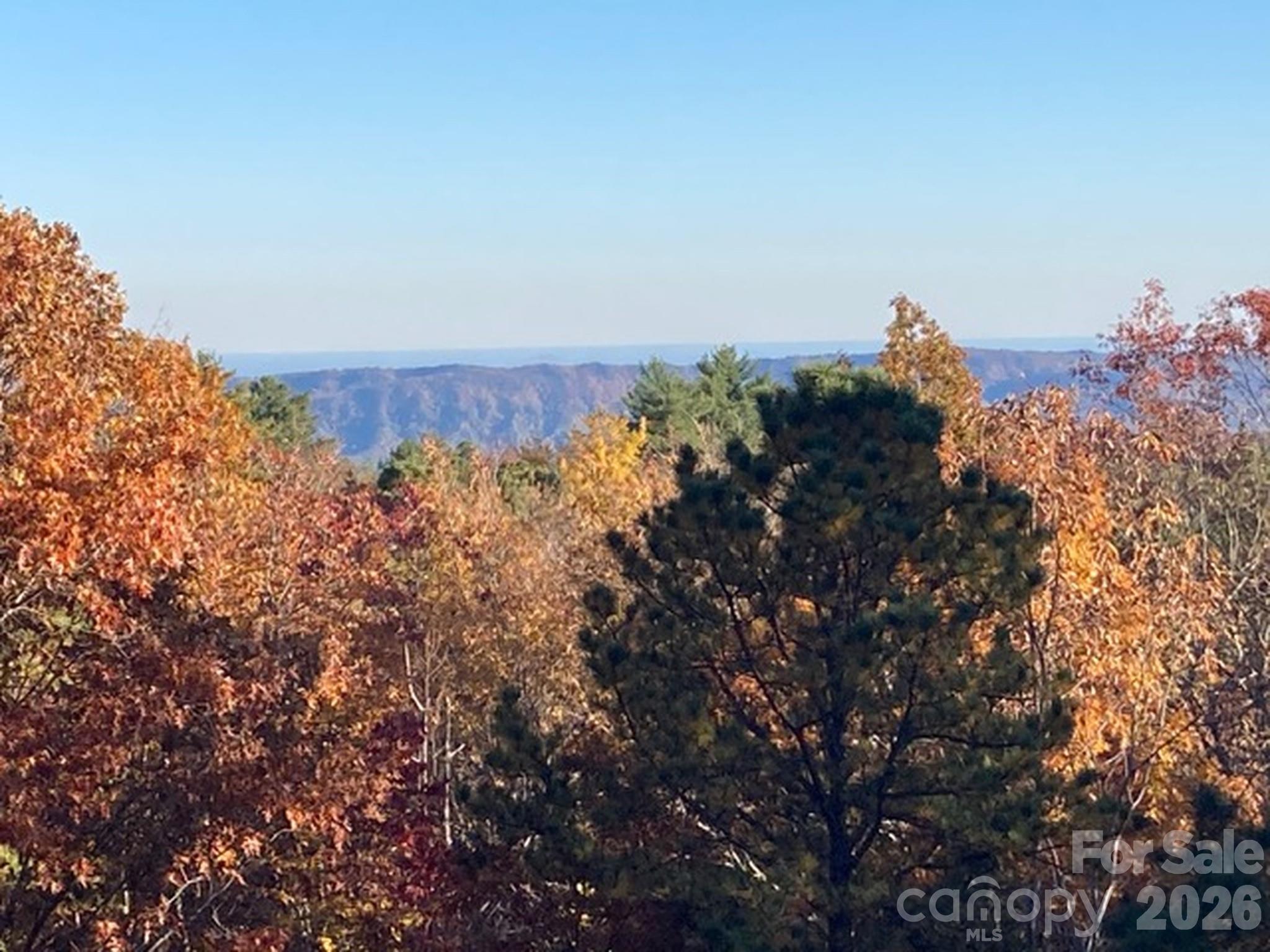 From Homeowner - Fall view from deck - 121 Toxaway Views Drive, Lake Toxaway