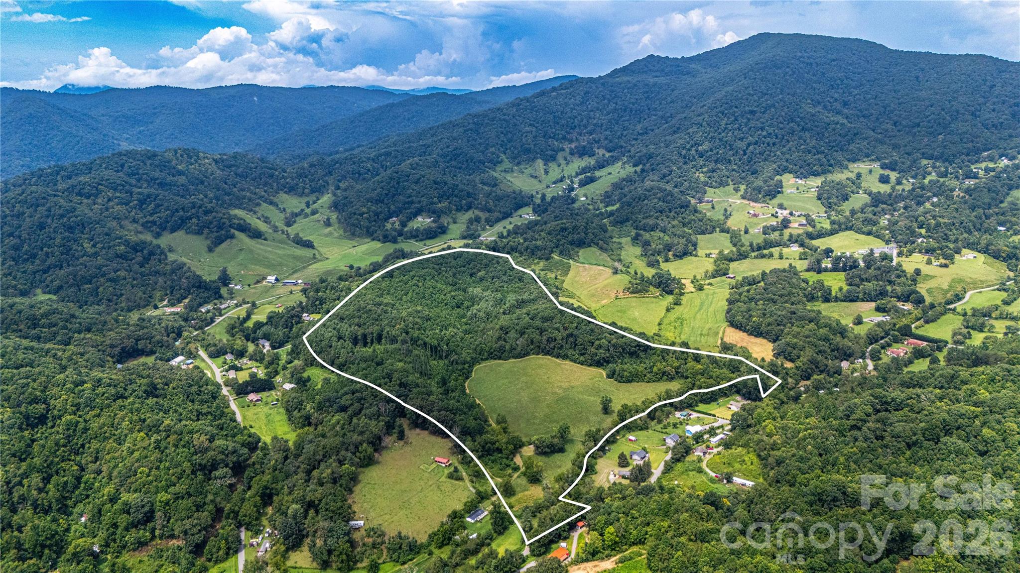 Property is ridgetop to ridgetop - 132 Hurd Road, Canton